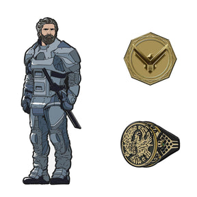 Dune Duke Leto Atreides 3 Piece Deluxe Enamel Pin Set