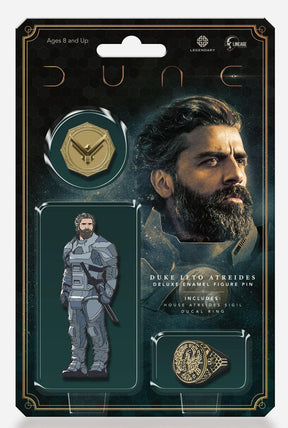 Dune Duke Leto Atreides 3 Piece Deluxe Enamel Pin Set