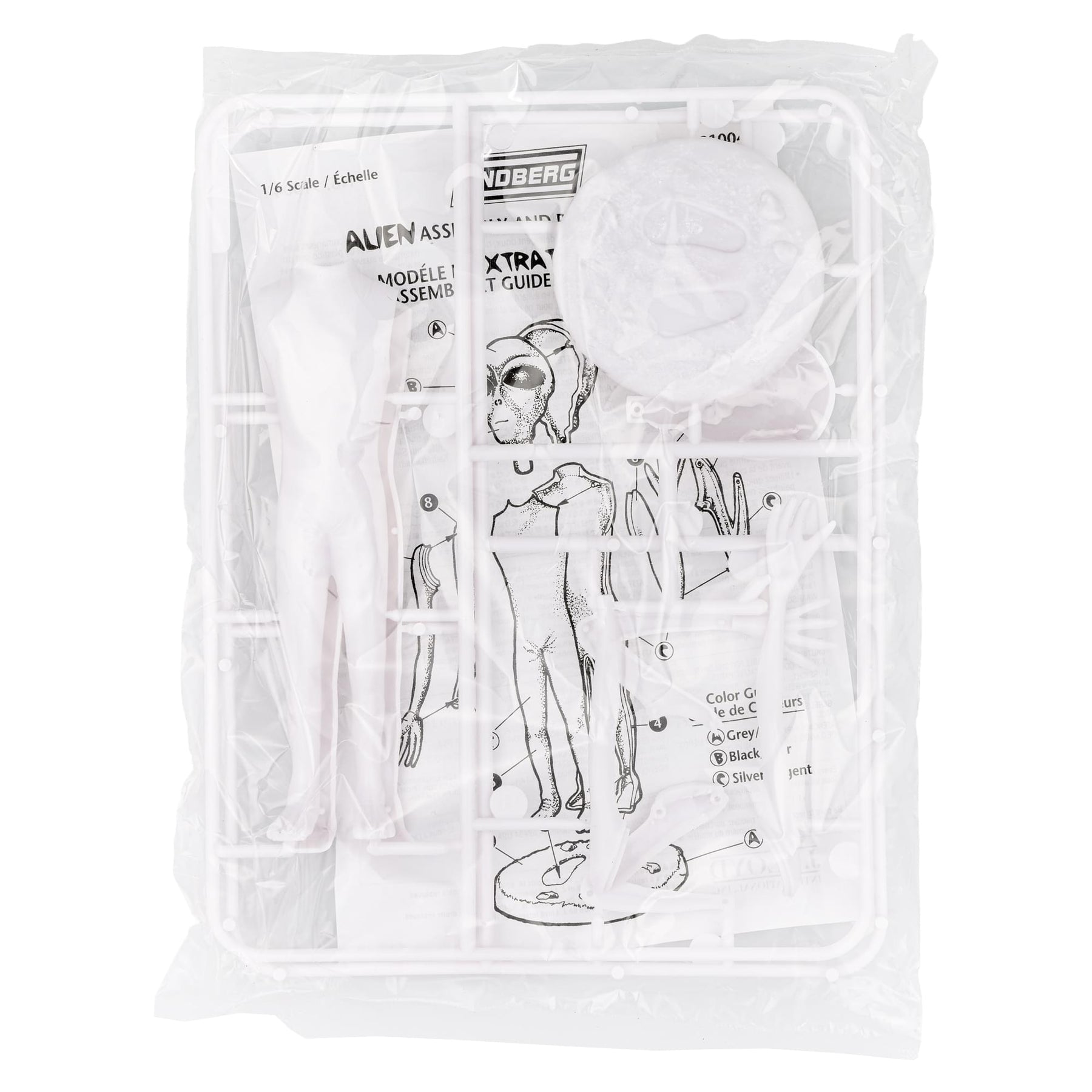 Alien Rosewell 7 Inch Unassembled Plastic Model Kit