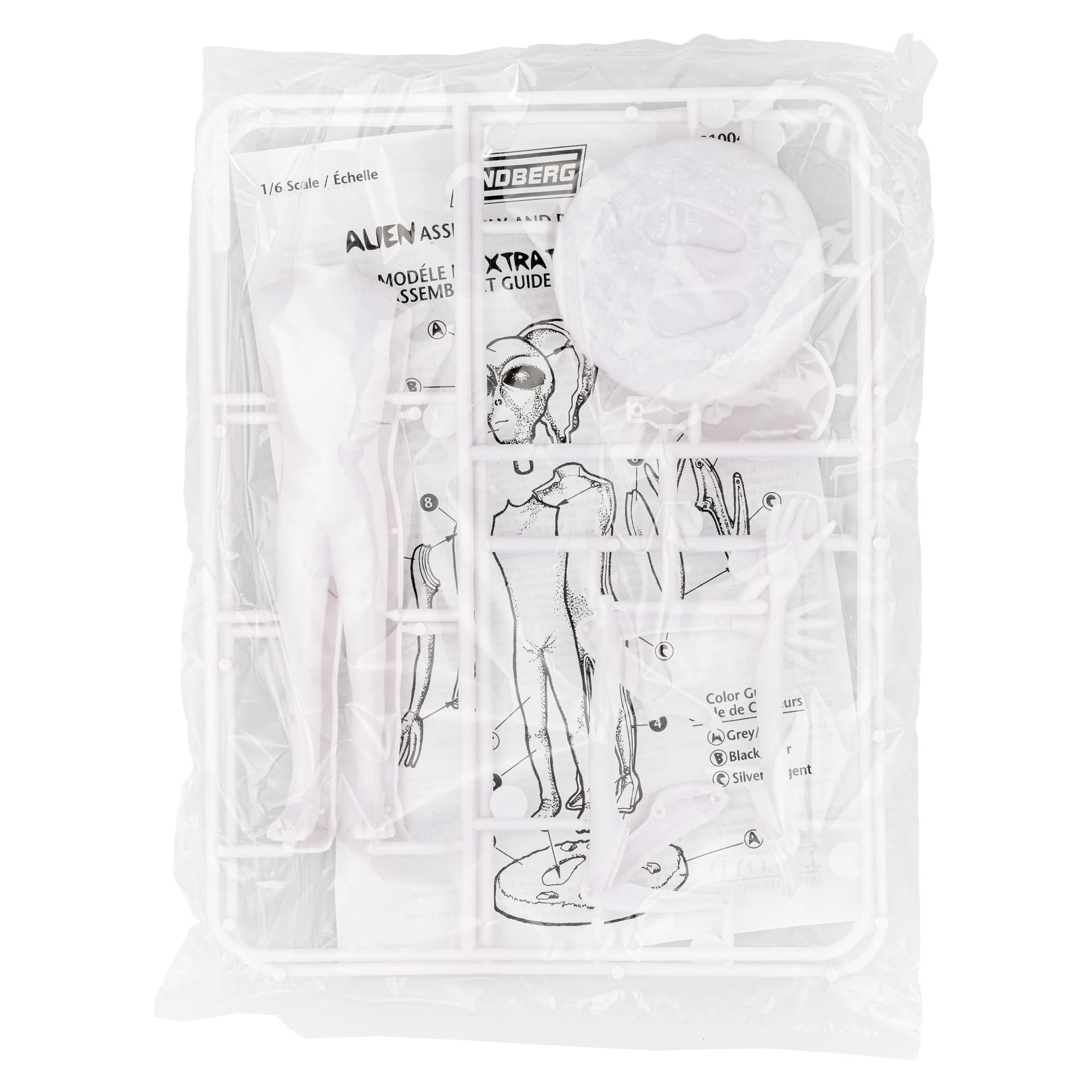 Alien Rosewell 7 Inch Unassembled Plastic Model Kit