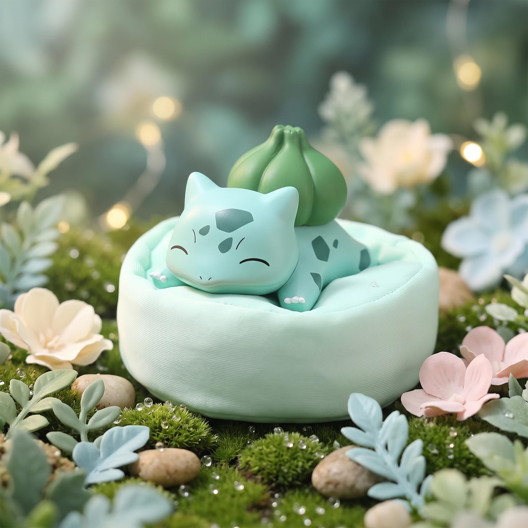 Pokemon Starry Dream Sleeping Mini Figure | Bulbasaur