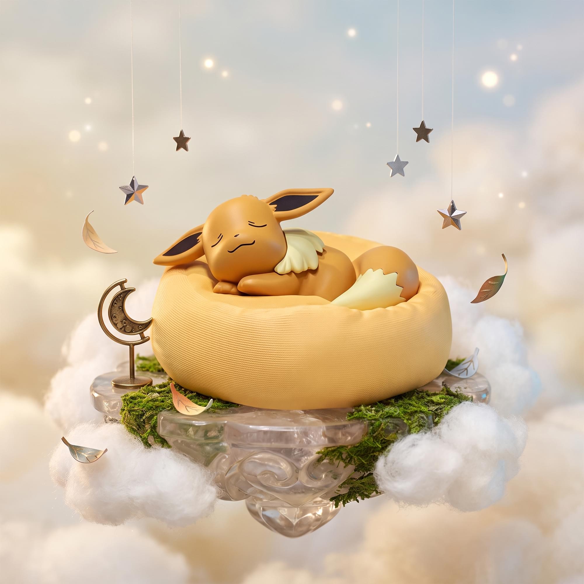 Pokemon Starry Dream Sleeping Mini Figure | Eevee