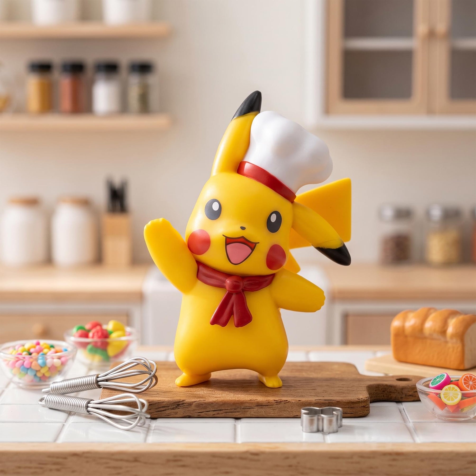 Pokemon Days Figure Can Mini Figure | Pikachu Chef