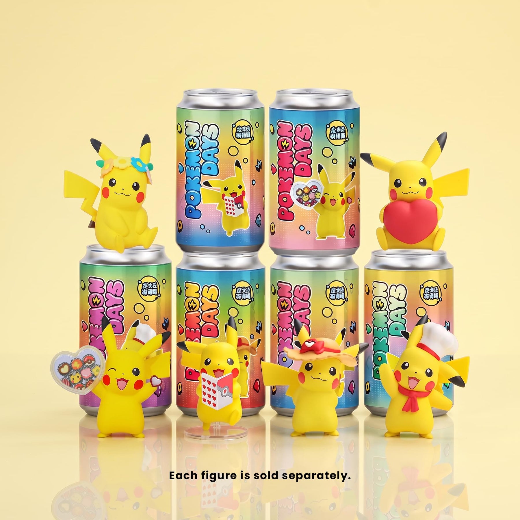 Pokemon Days Figure Can Mini Figure | Pikachu Chef