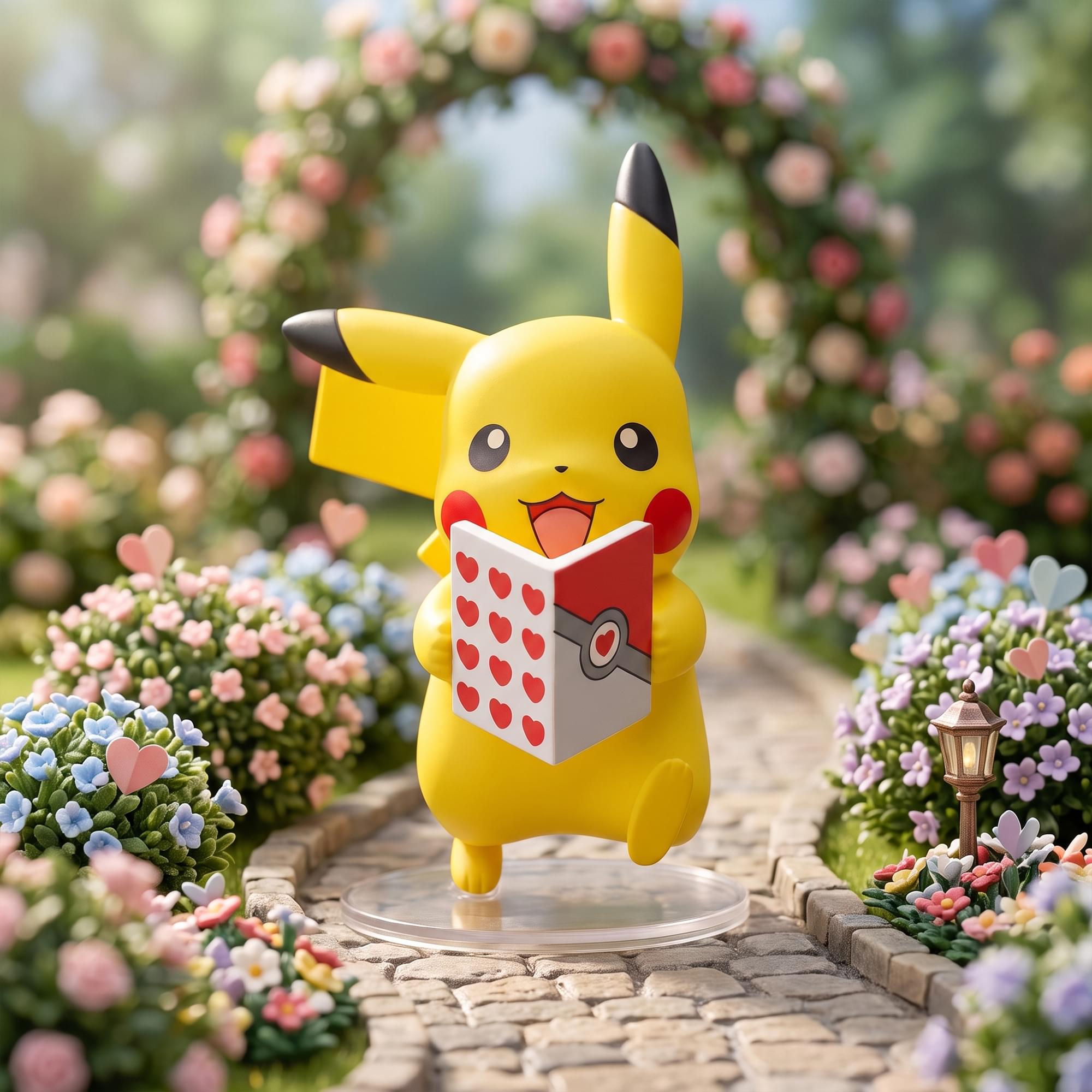 Pokemon Days Figure Can Mini Figure | Pikachu Love Letter