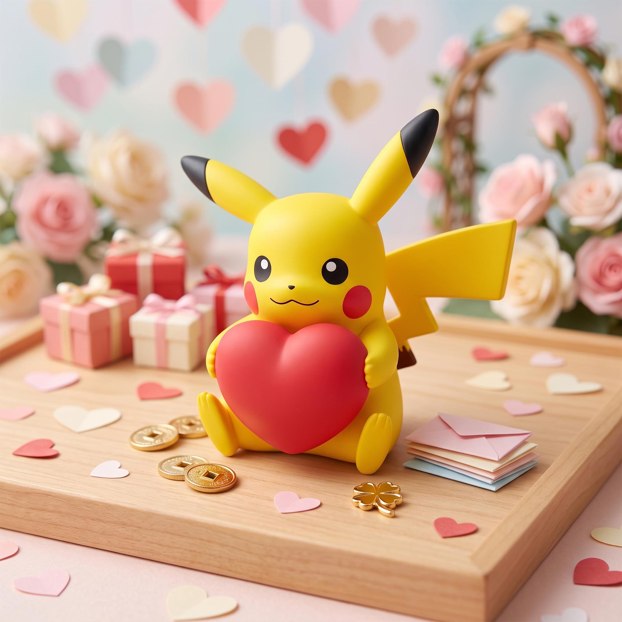 Pokemon Days Figure Can Mini Figure | Pikachu Love Money