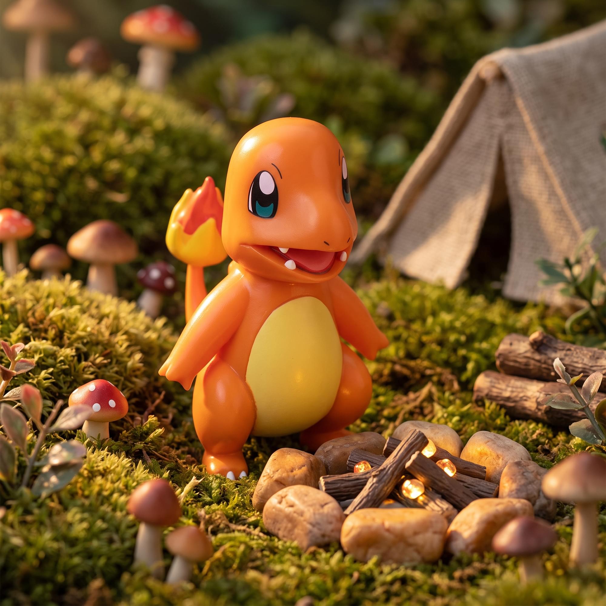 Pokemon Collectible 4-Inch Mini Figure | Charmander