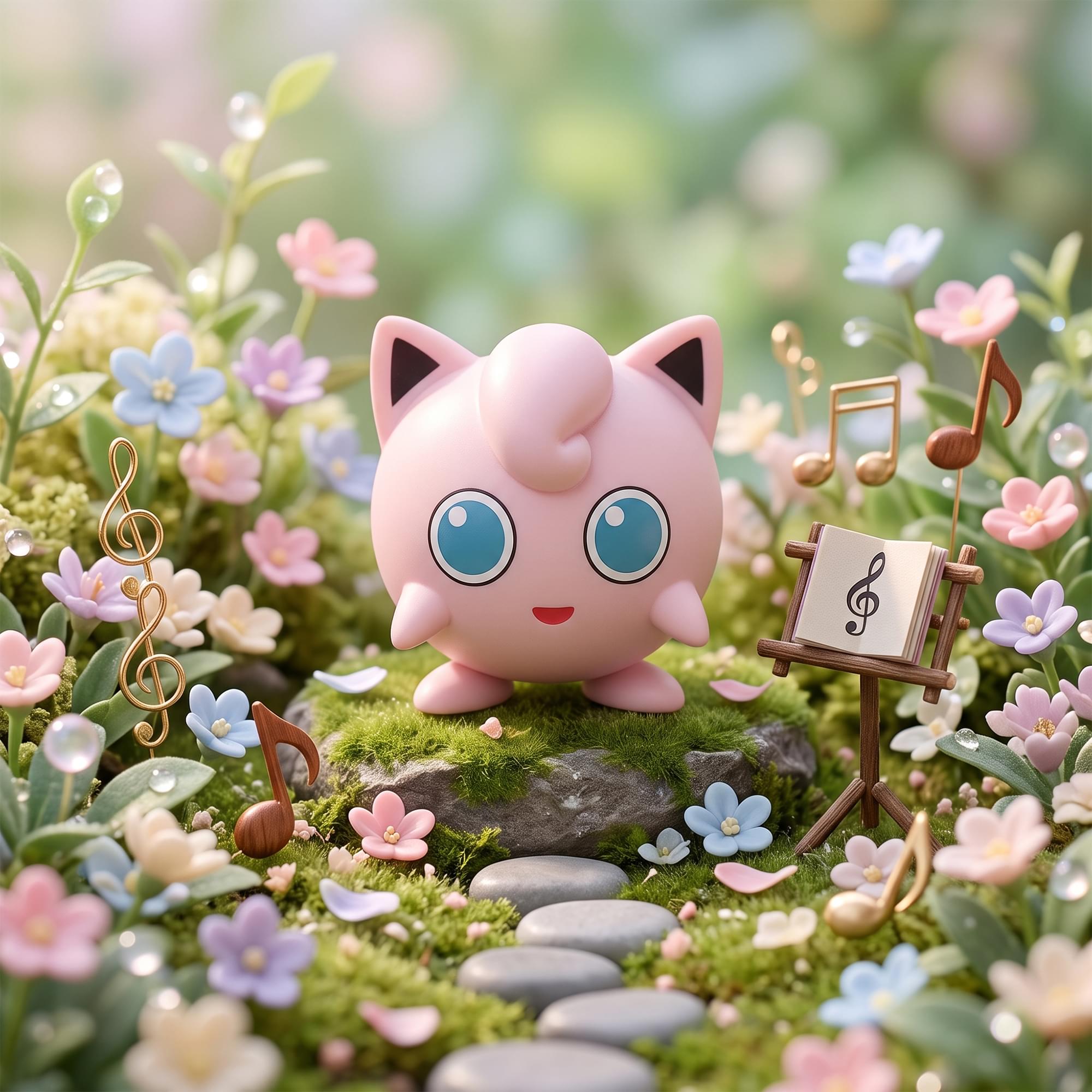 Pokemon Collectible 4-Inch Mini Figure | Jigglypuff