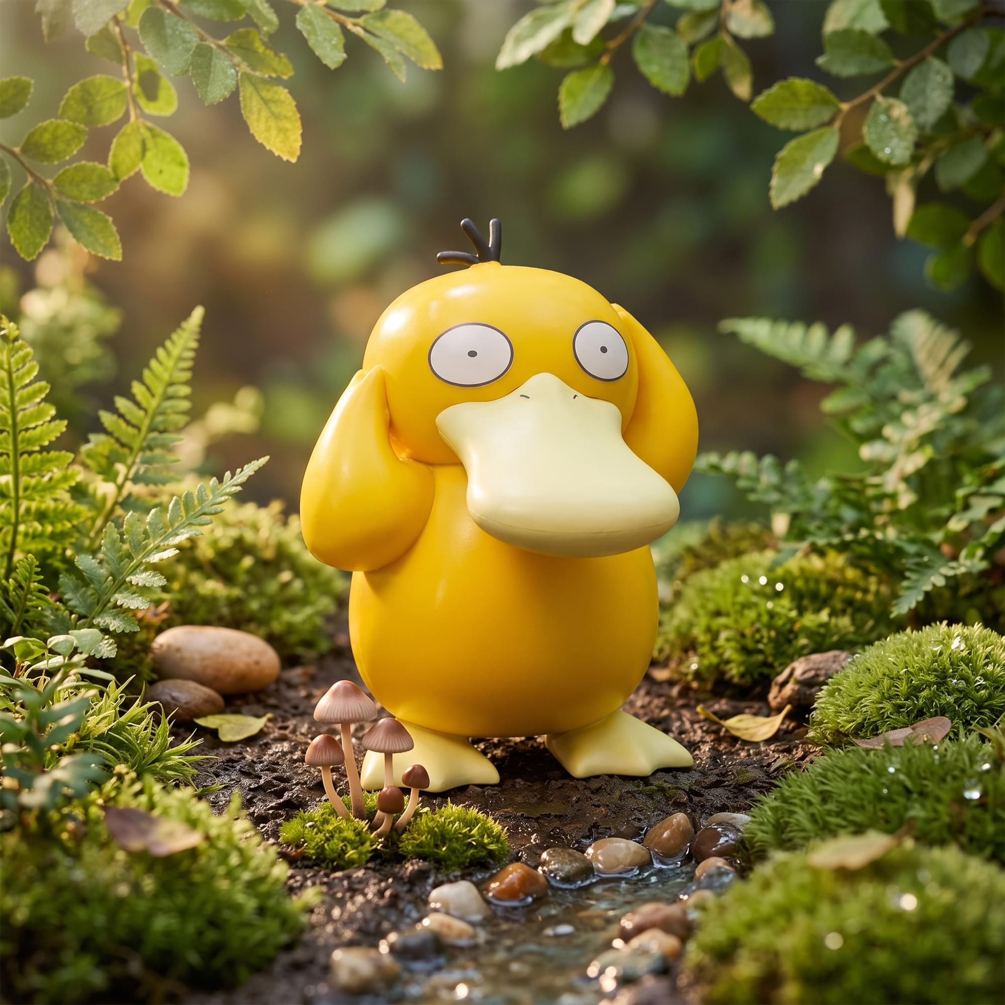 Pokemon Collectible 4-Inch Mini Figure | Psyduck
