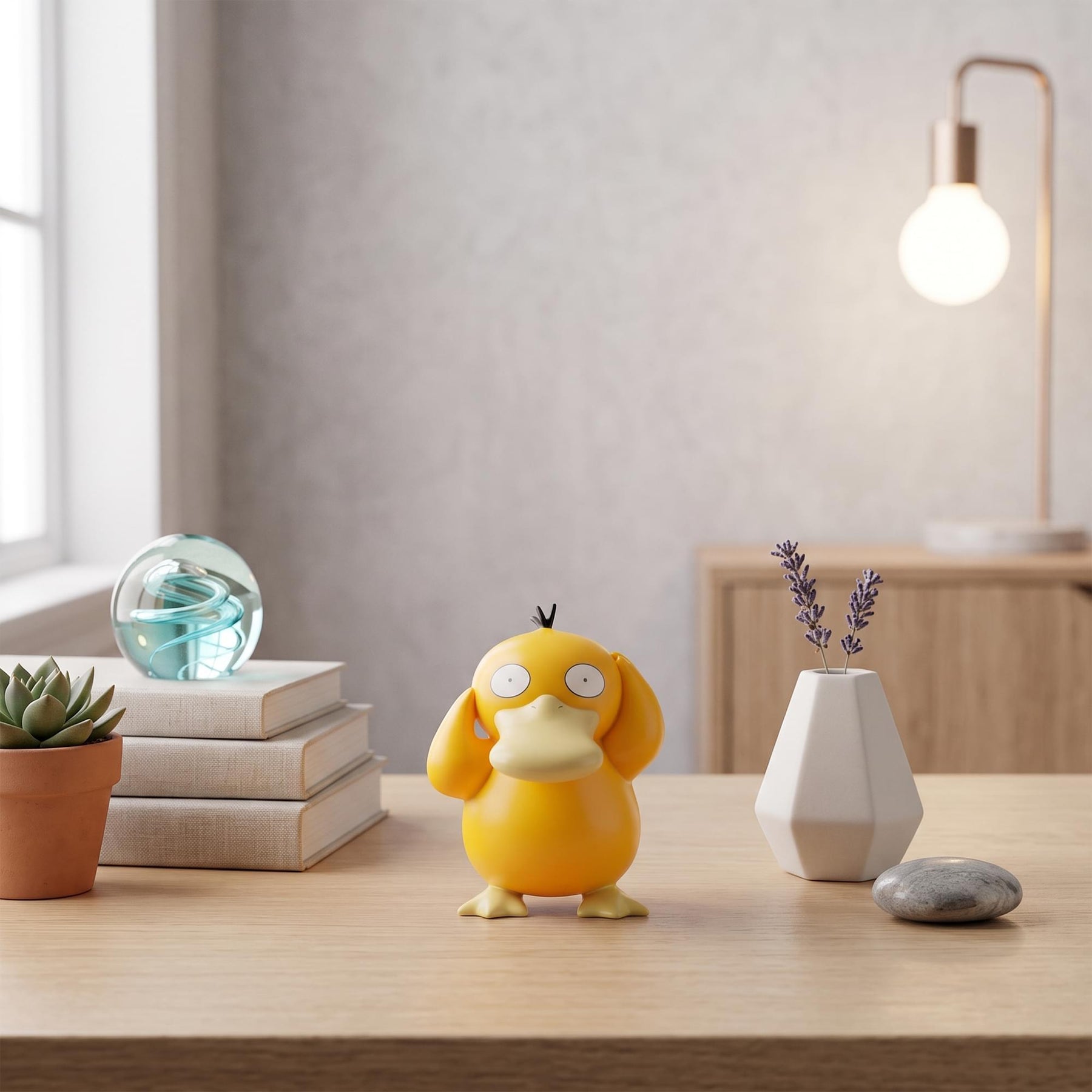 Pokemon Collectible 4-Inch Mini Figure | Psyduck