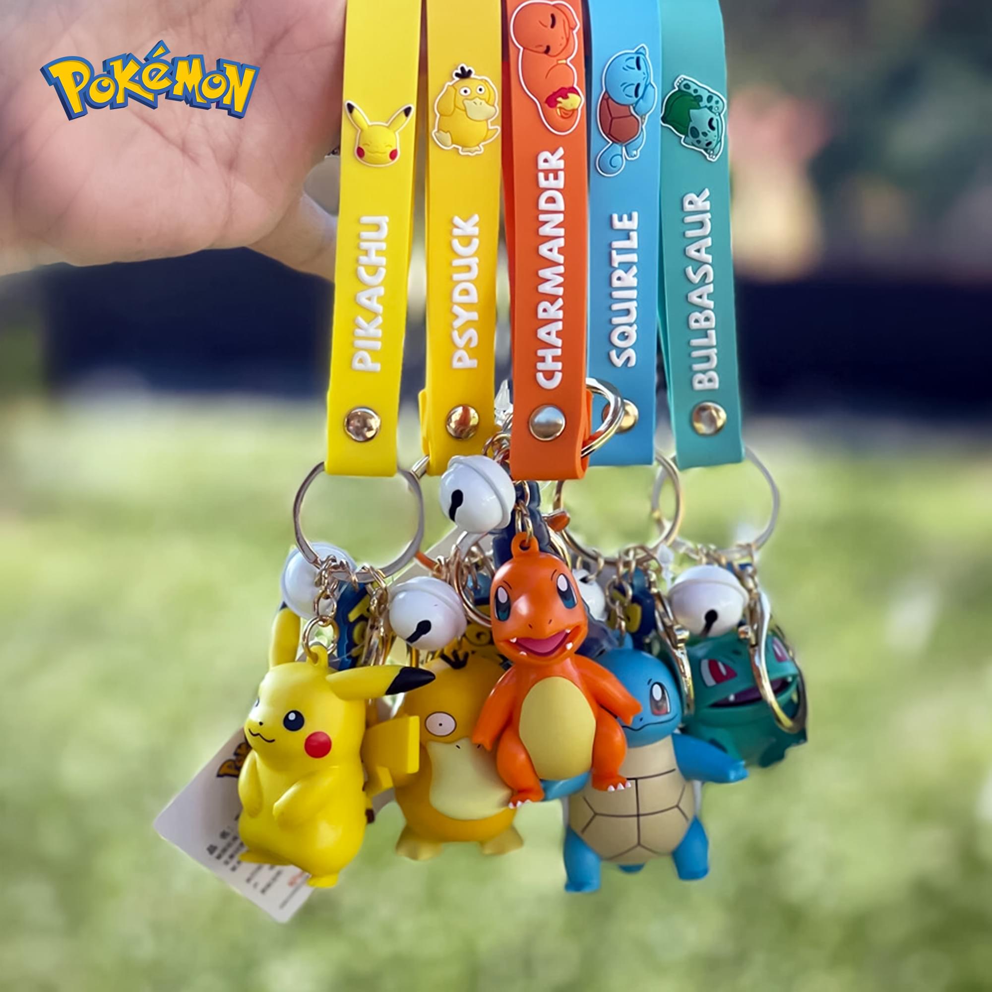 Pokemon 3D Figural Keychain With Printed Strap | Bulbasaur