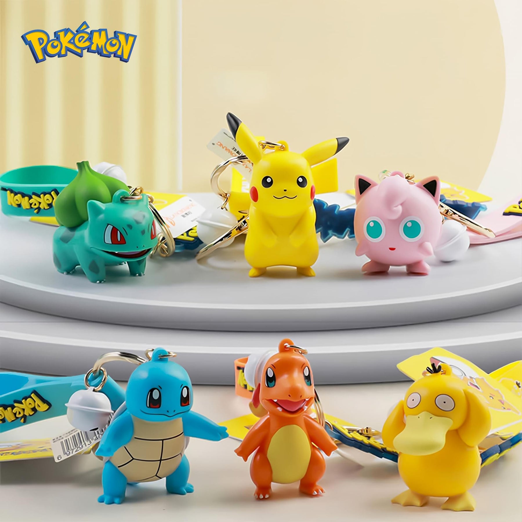Pokemon 3D Figural Keychain With Printed Strap | Charmander