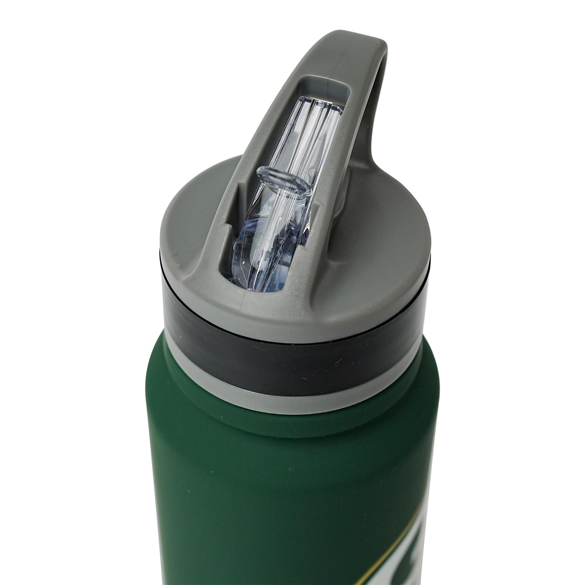 Green Bay Packers Logo 25-Ounce Stainless Steel Flip-Top NFL Water Bottle