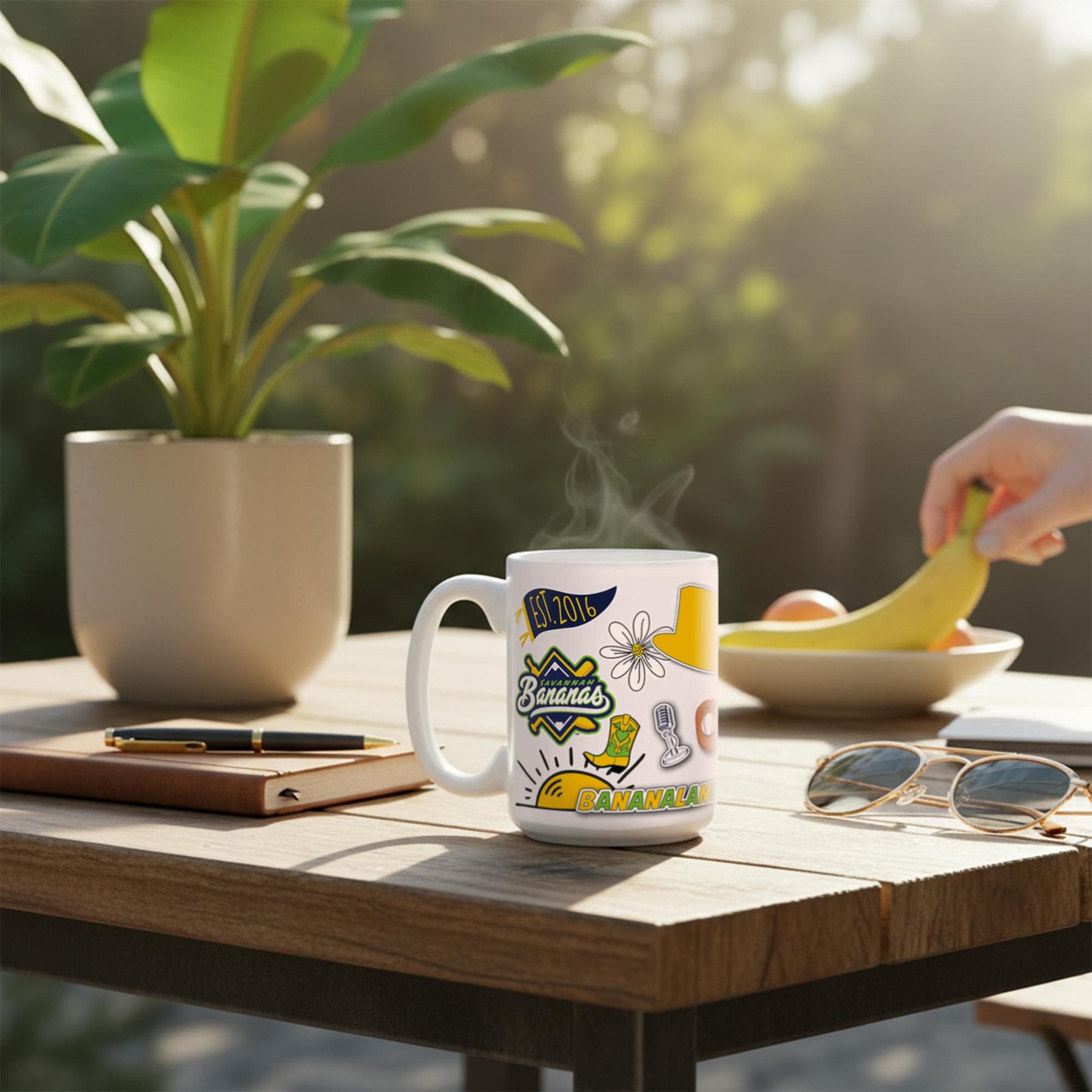 Savannah Bananas Icons 15 Ounce Ceramic Mug