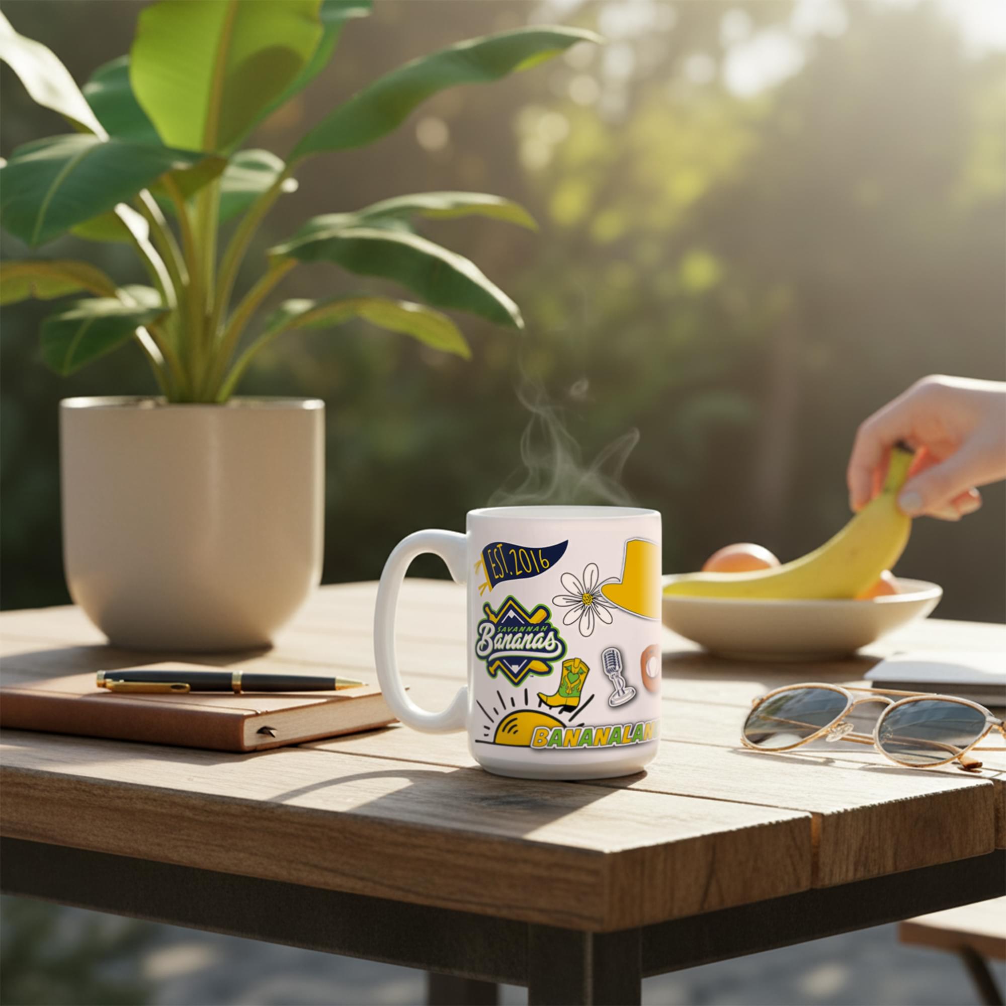 Savannah Bananas Icons 15 Ounce Ceramic Mug
