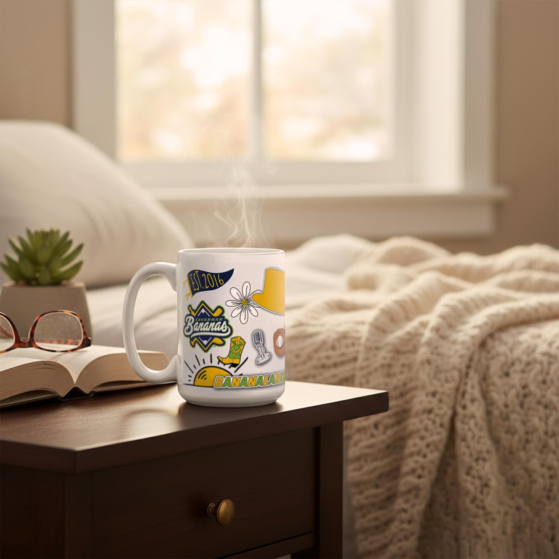 Savannah Bananas Icons 15 Ounce Ceramic Mug