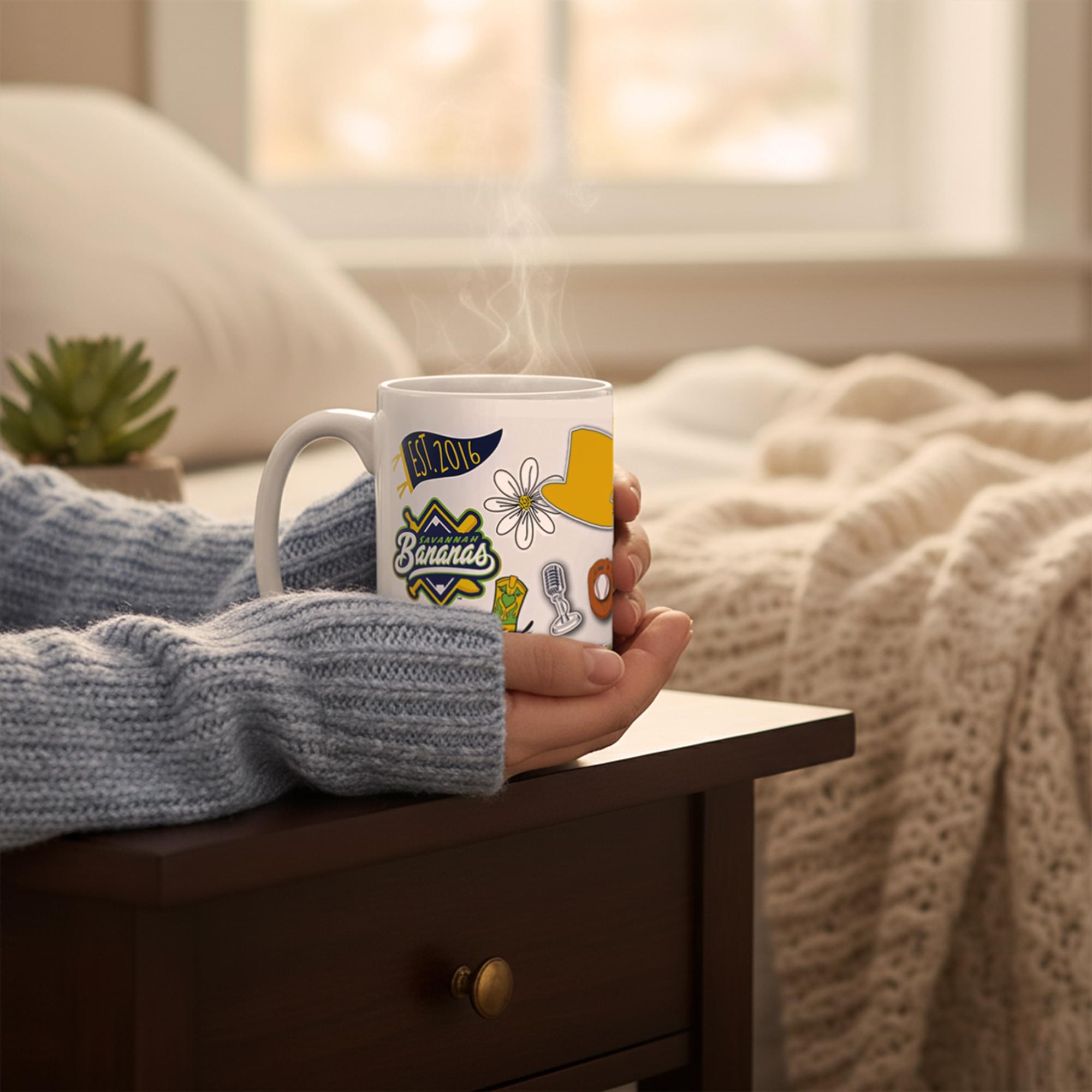 Savannah Bananas Icons 15 Ounce Ceramic Mug