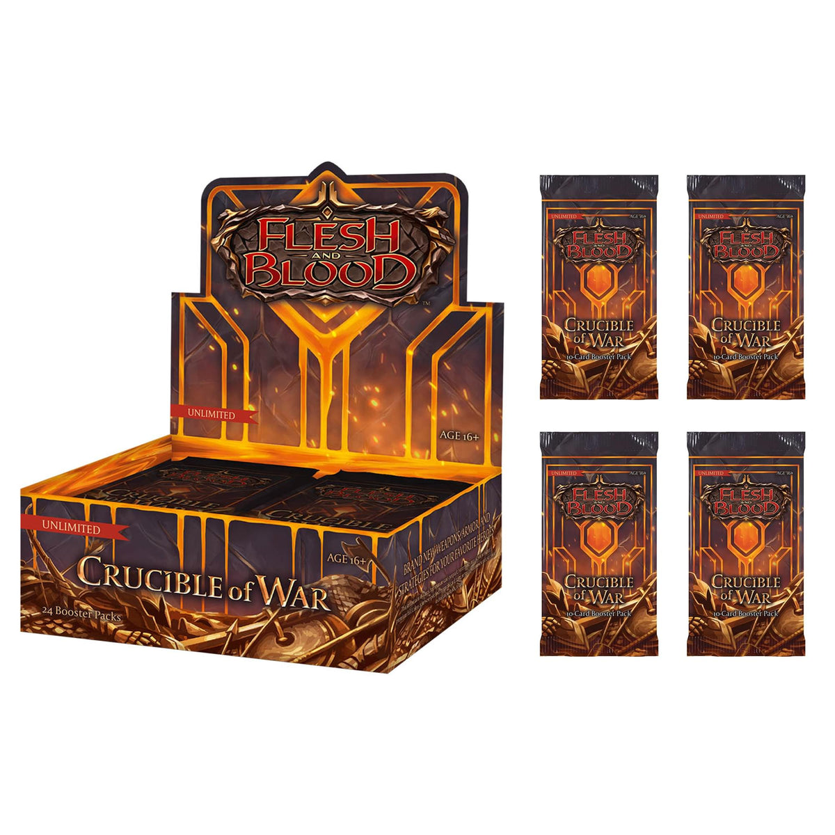 crucible of war first edition booster box Crucible of War Unlimited Booster Box Flesh and Blood