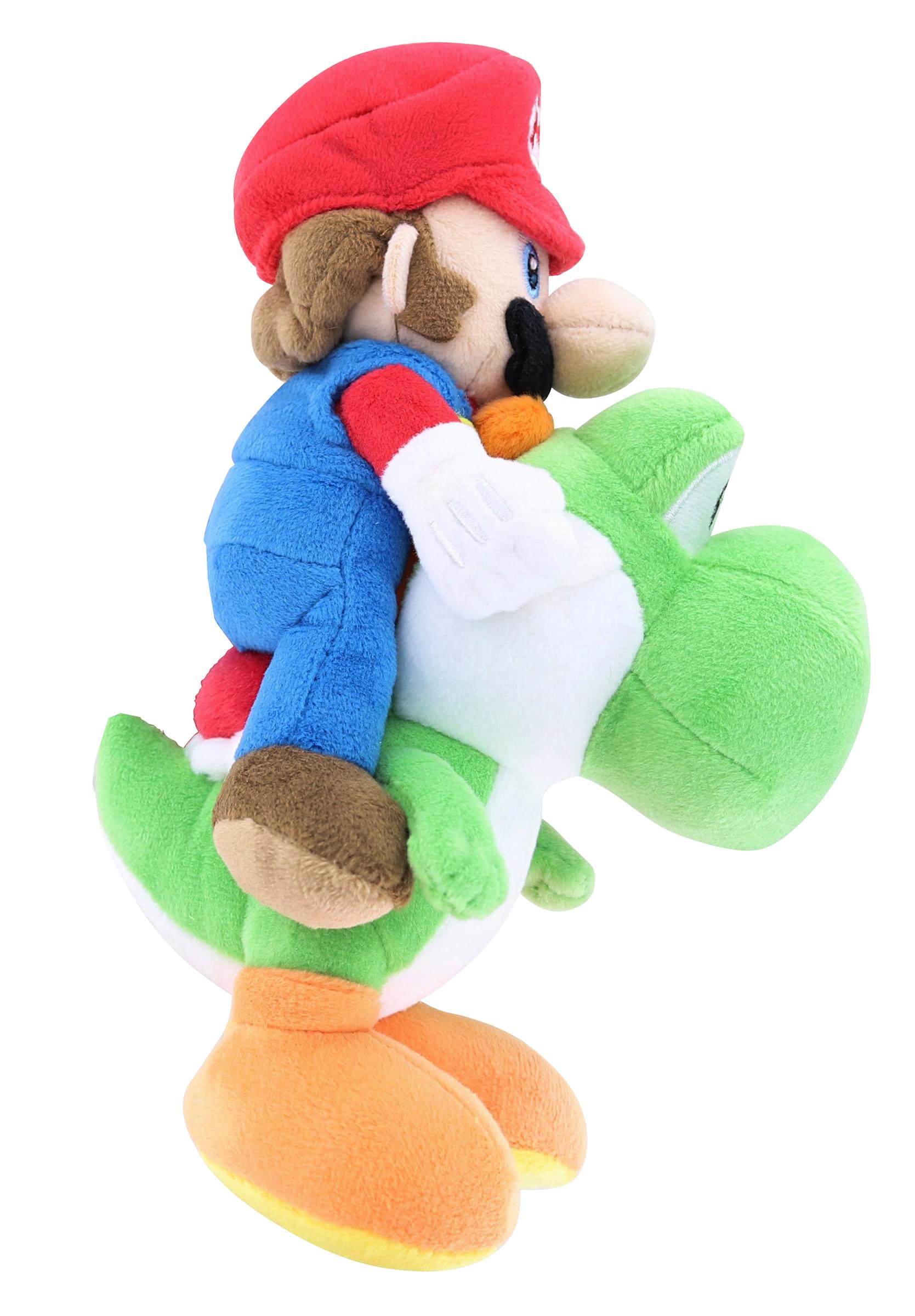 Super Mario All Star Collection 8 Inch Plush | Mario Riding Yoshi