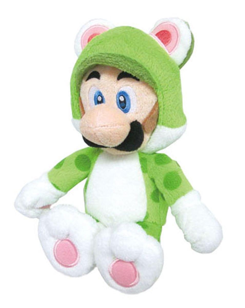 Super Mario Cat Luigi 10" Plush