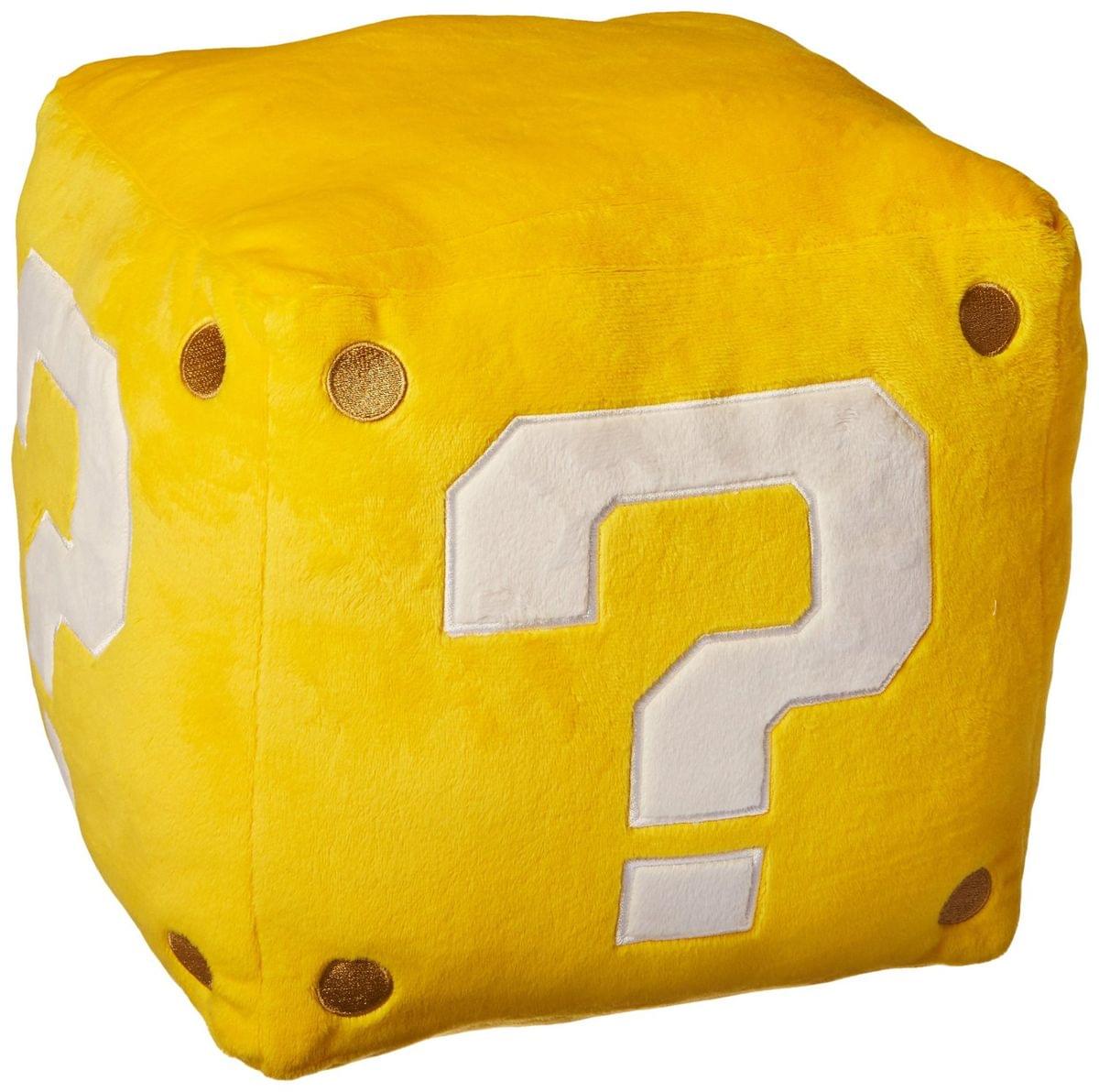 Super Mario Bros. 10" Large Pillow Plush: Coin Box