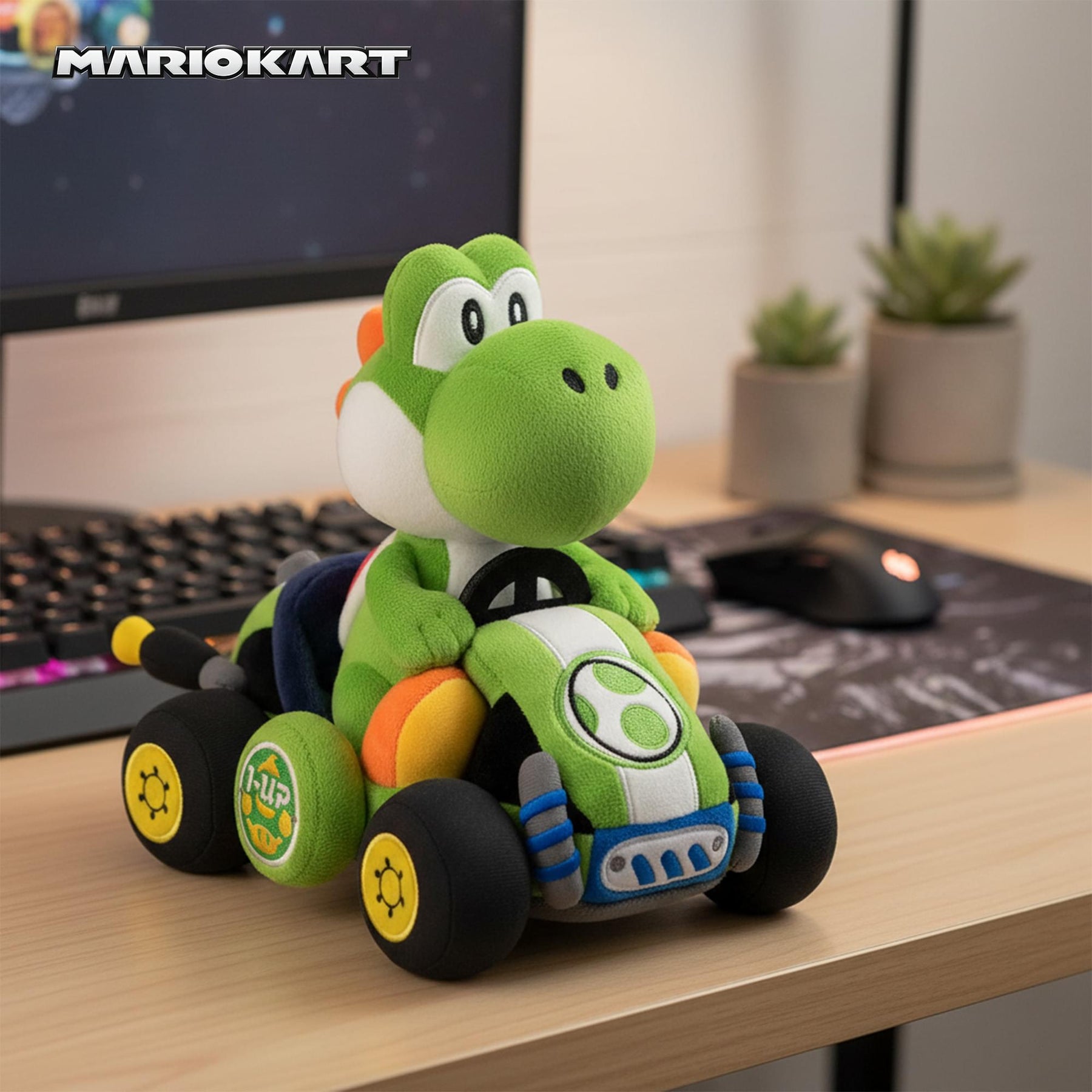 Mario Kart World Yoshi 9-Inch Collector Plush