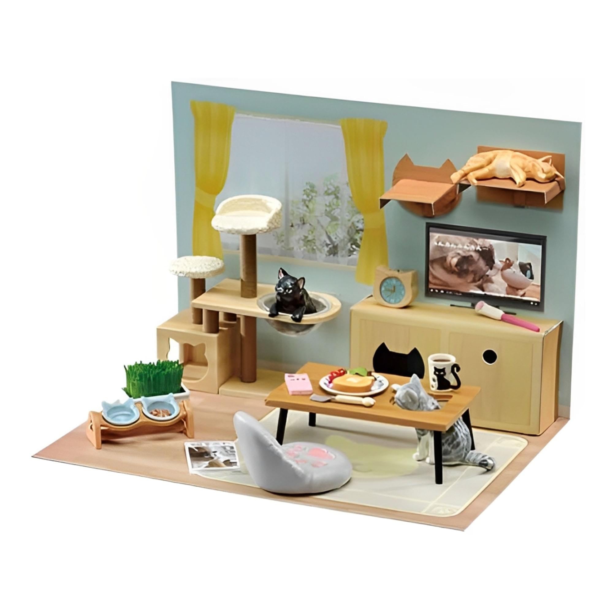 Re-ment Life with Cats Blind Box Collectible | One Random