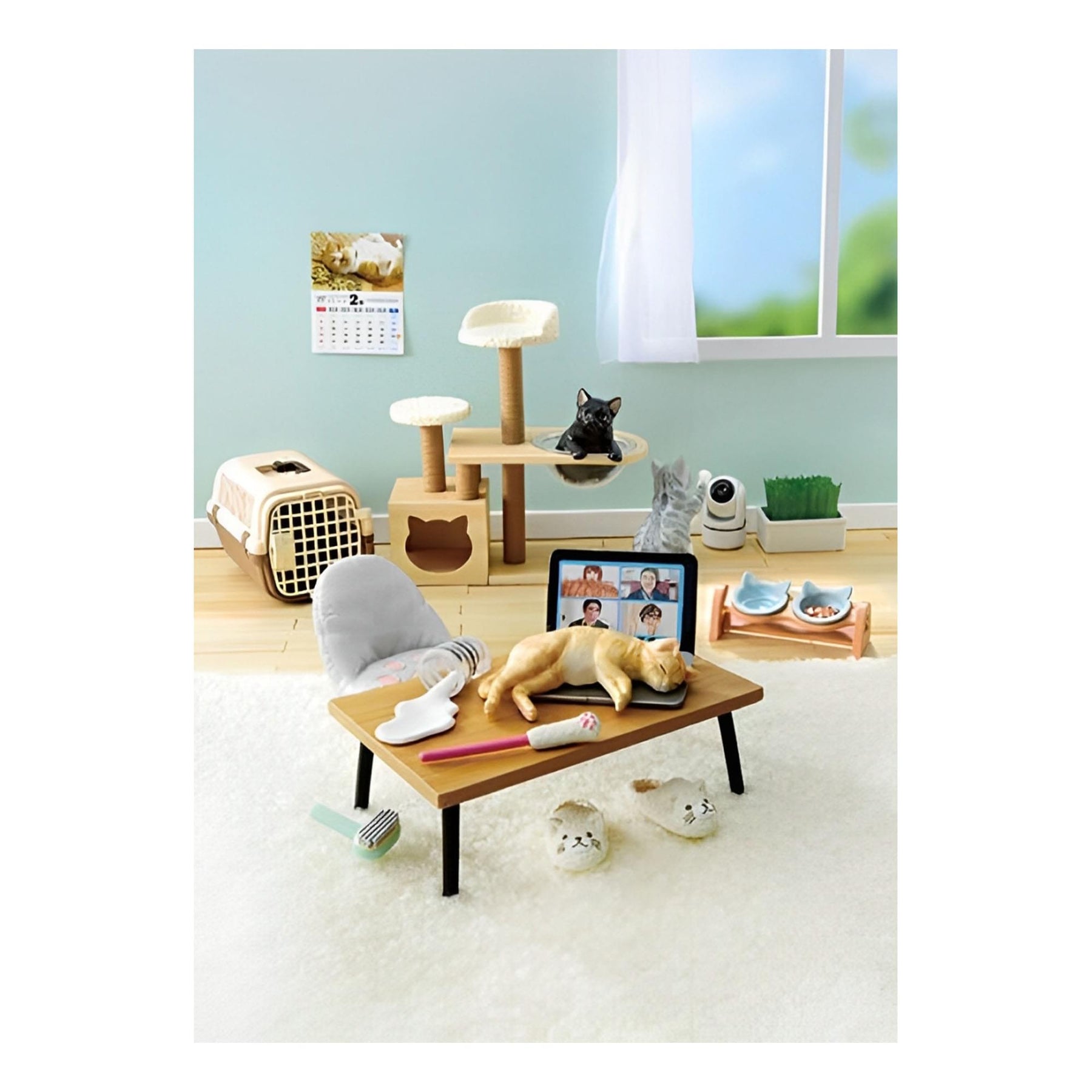 Re-ment Life with Cats Blind Box Collectible | One Random