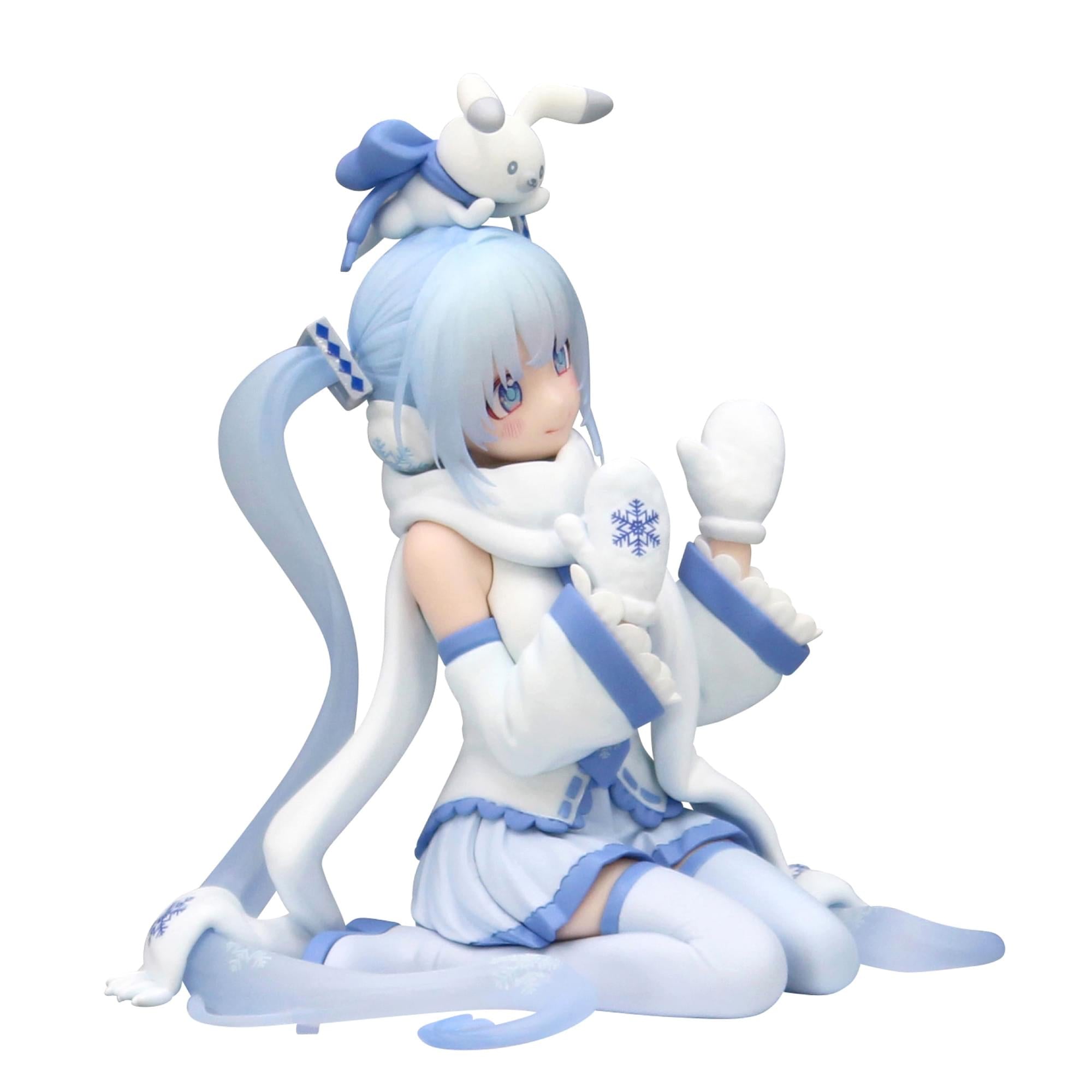 Vocaloid Hatsune Miku Noodle Stopper Figure | Snow Miku Sky Town 10th ver.