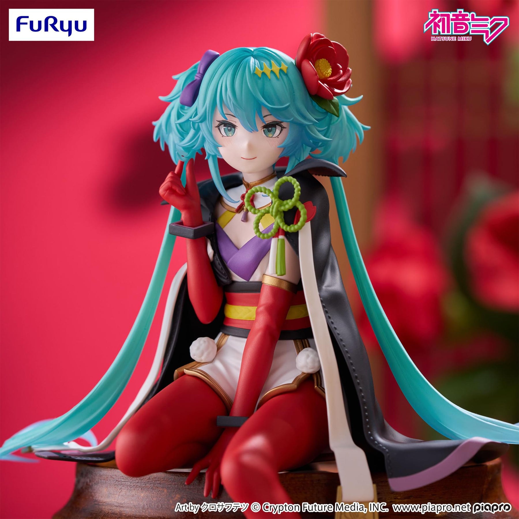 Hatsune Miku FuRyu 6-Inch Noodle Stopper Figure | Flower Fairy Camellia
