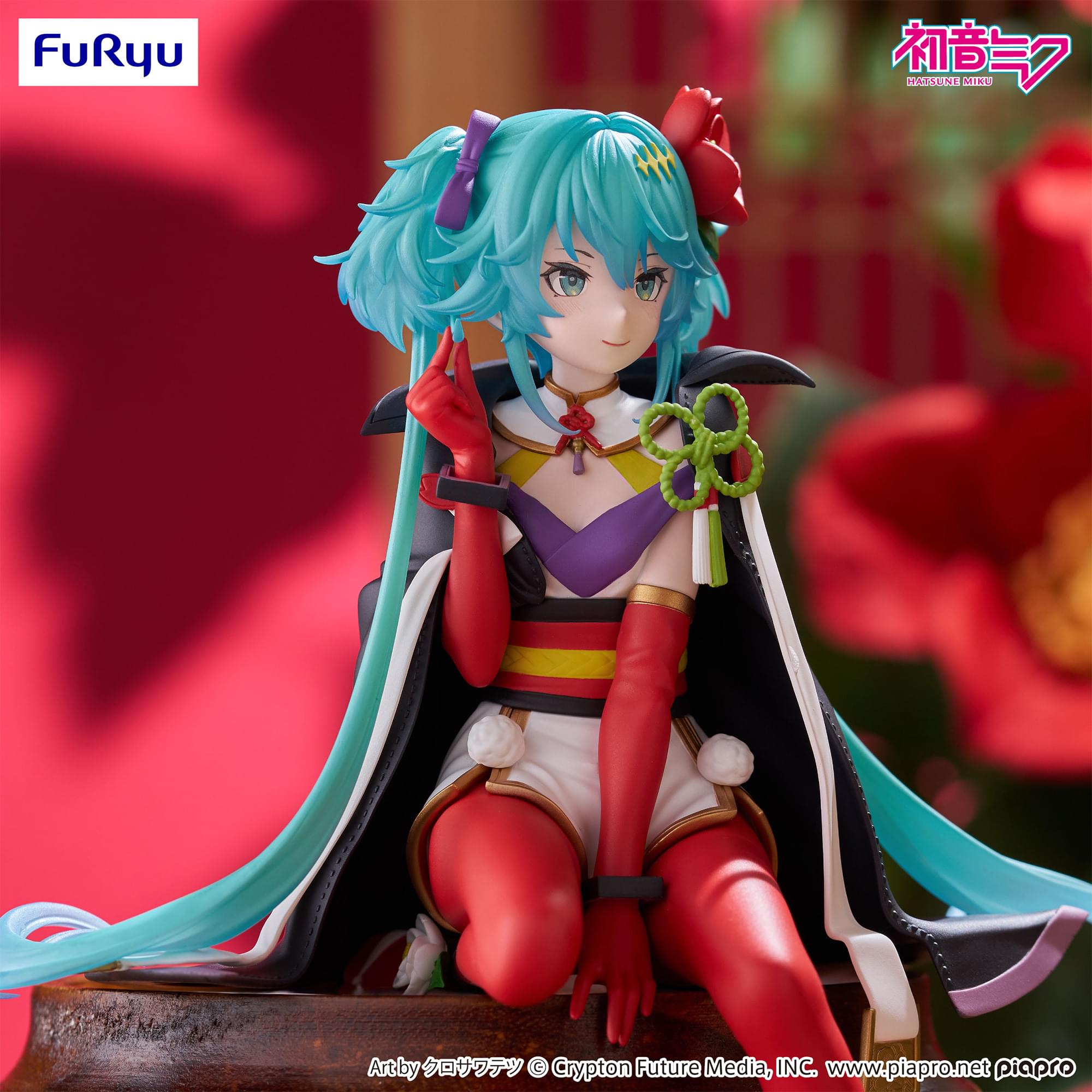 Hatsune Miku FuRyu 6-Inch Noodle Stopper Figure | Flower Fairy Camellia