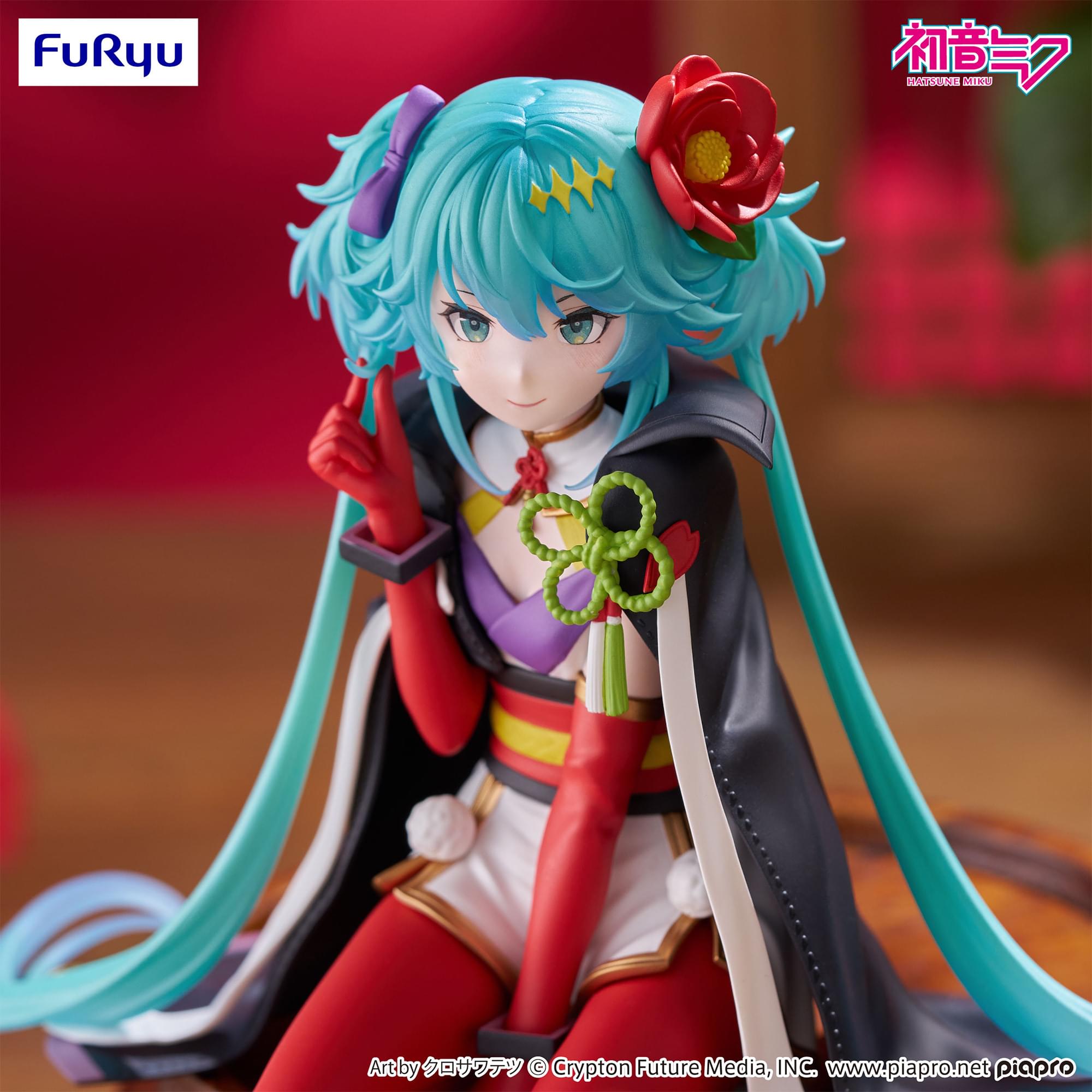 Hatsune Miku FuRyu 6-Inch Noodle Stopper Figure | Flower Fairy Camellia