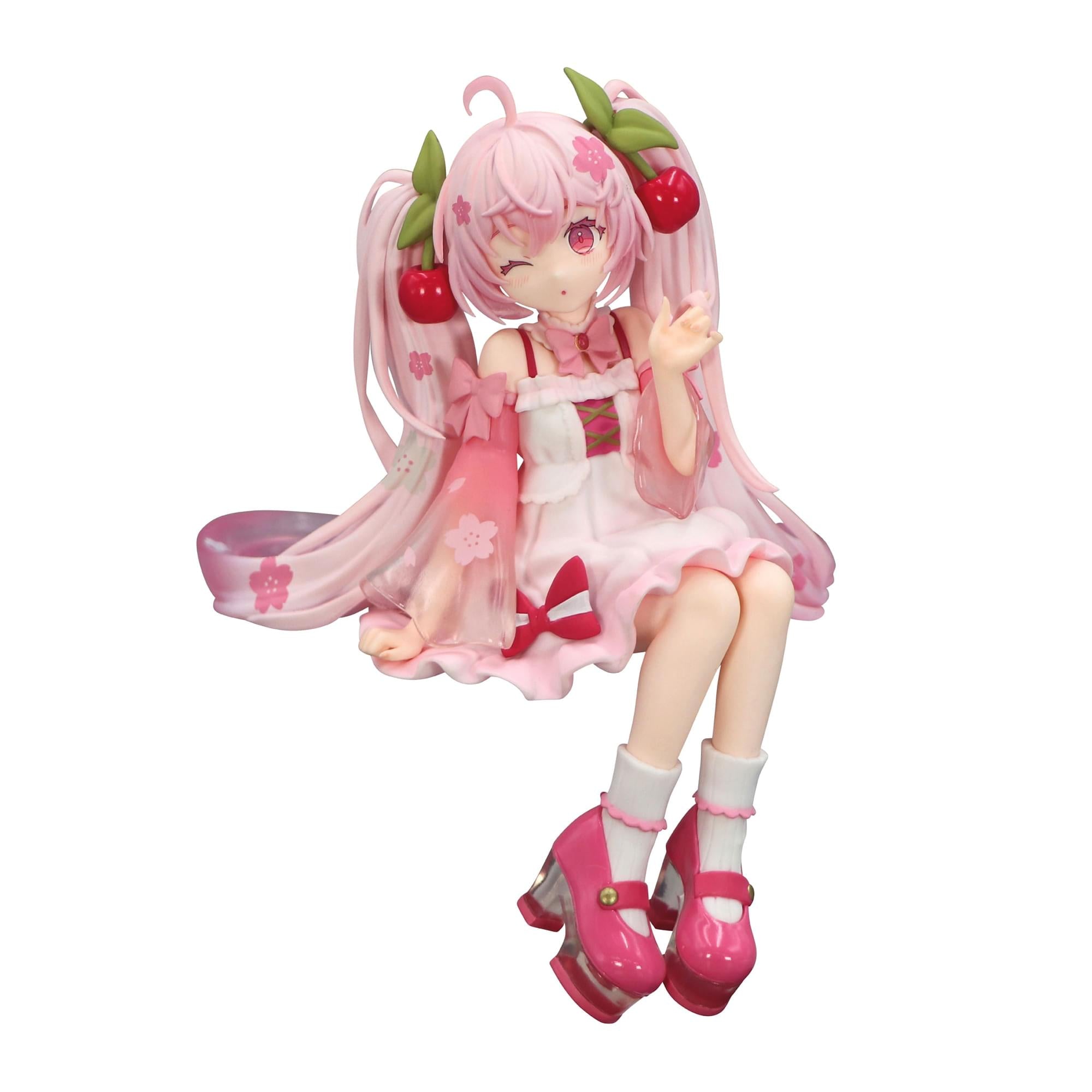 Vocaloid Hatsune Miku Noodle Stopper Figure | Sakura Miku 2025 Wink Ver.