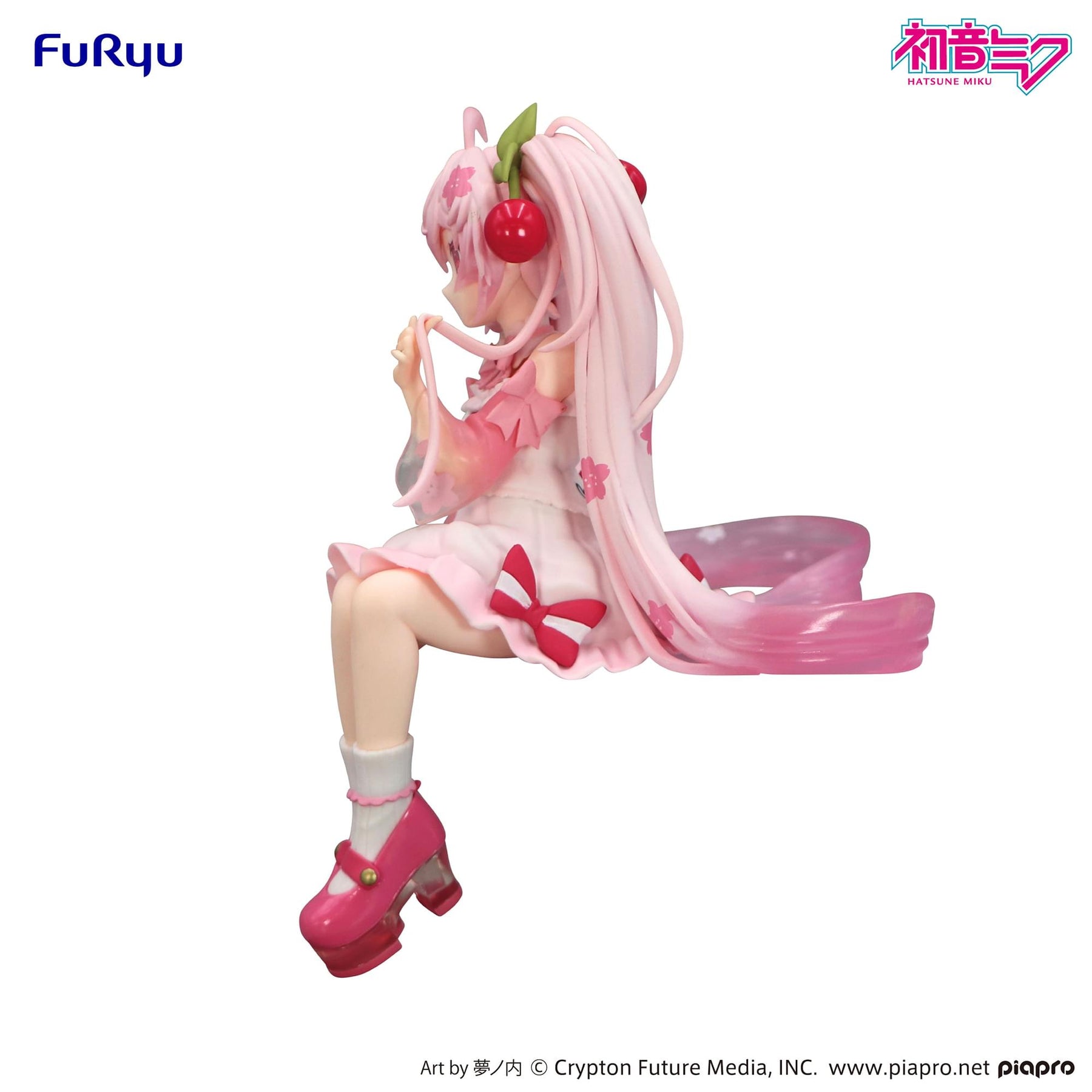 Vocaloid Hatsune Miku Noodle Stopper Figure | Sakura Miku 2025 Wink Ver.