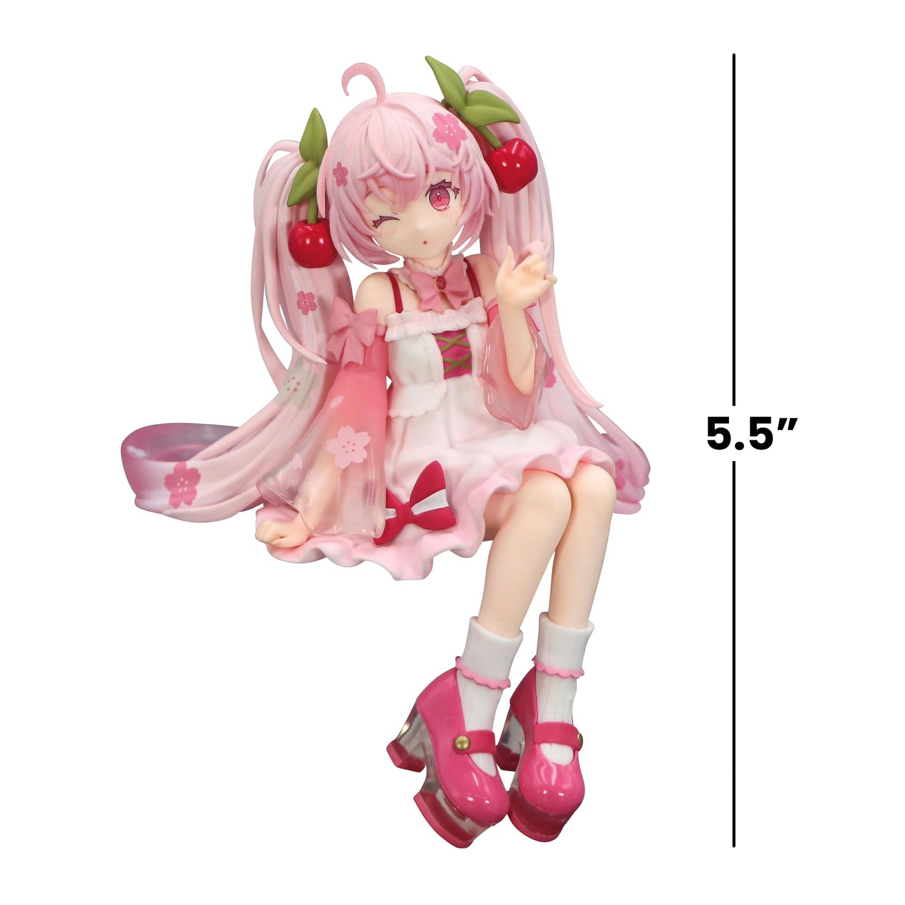 Vocaloid Hatsune Miku Noodle Stopper Figure | Sakura Miku 2025 Wink Ver.
