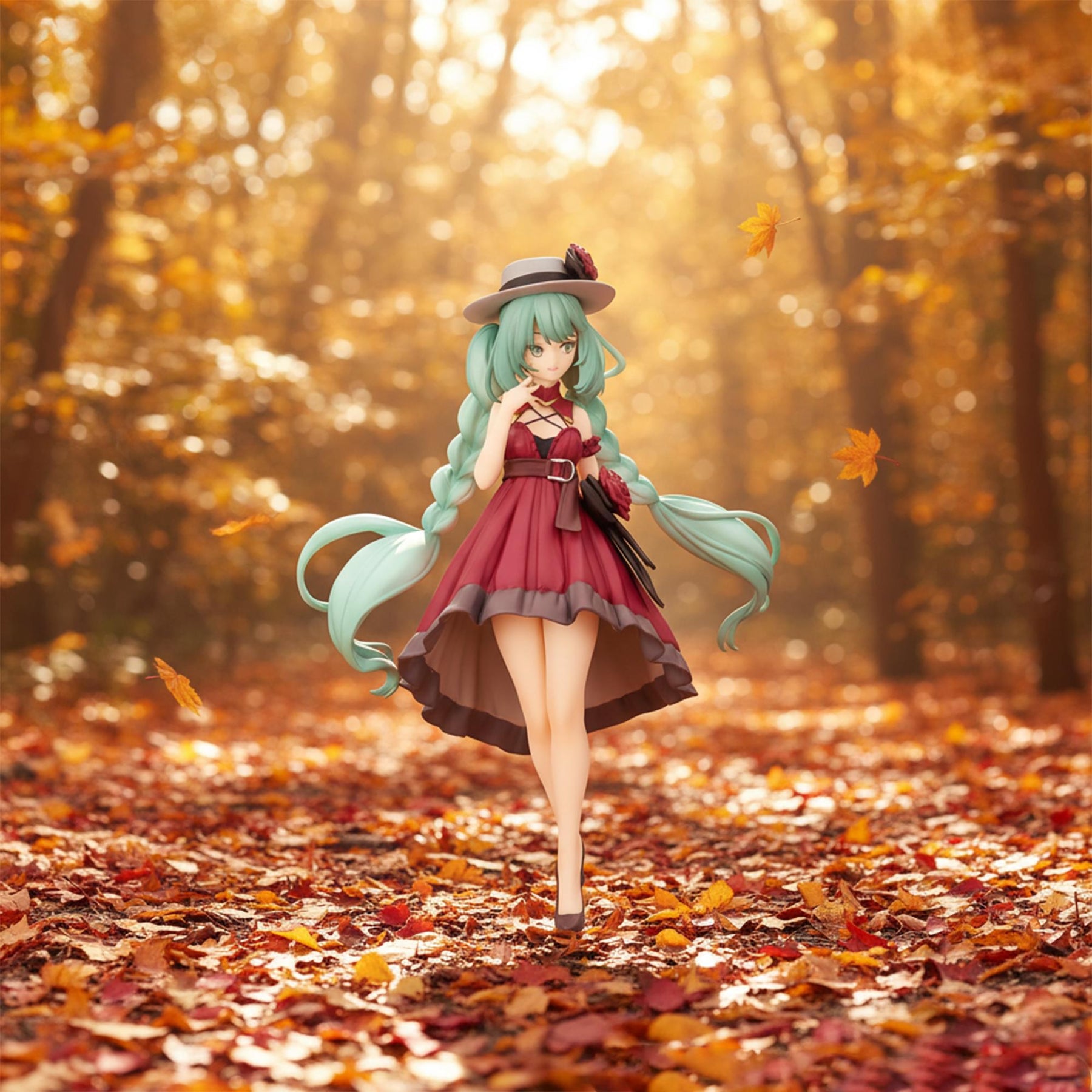 Hatsune Miku Trio-Try-iT Prize Figure | Red Outing Dress Ver.