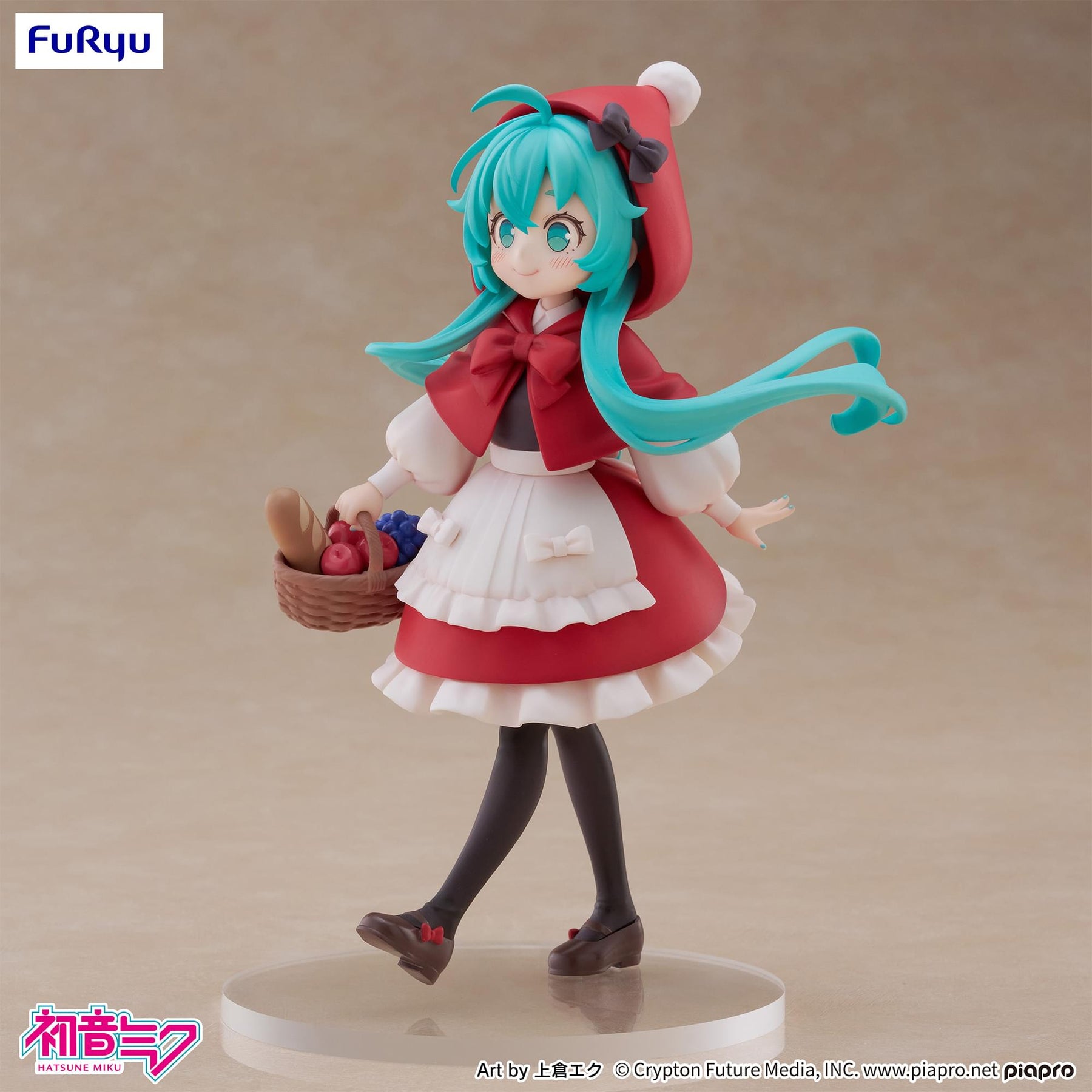 Hatsune Miku 6-Inch Little Red Riding Hood Desktop Statue