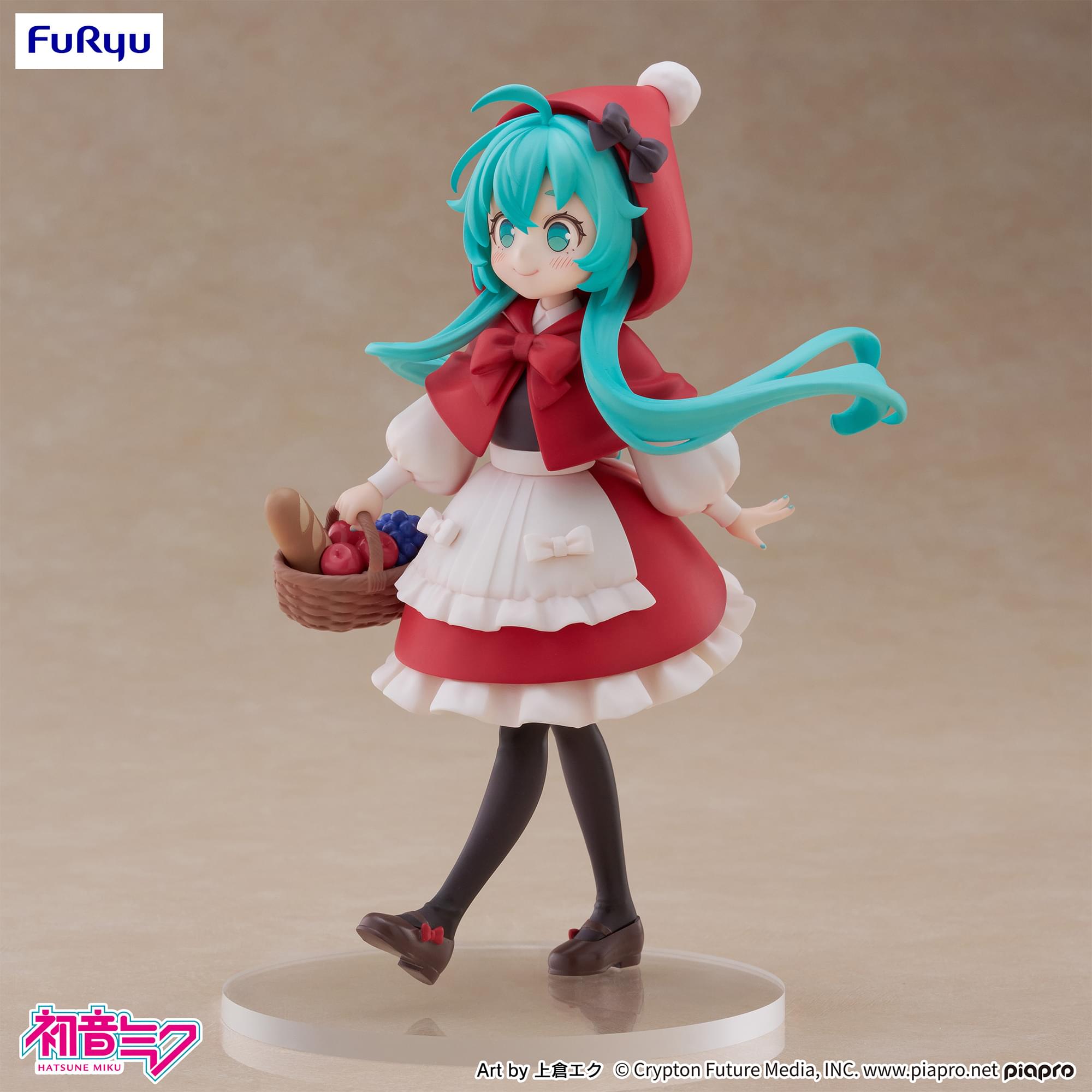 Hatsune Miku 6-Inch Little Red Riding Hood Desktop Statue