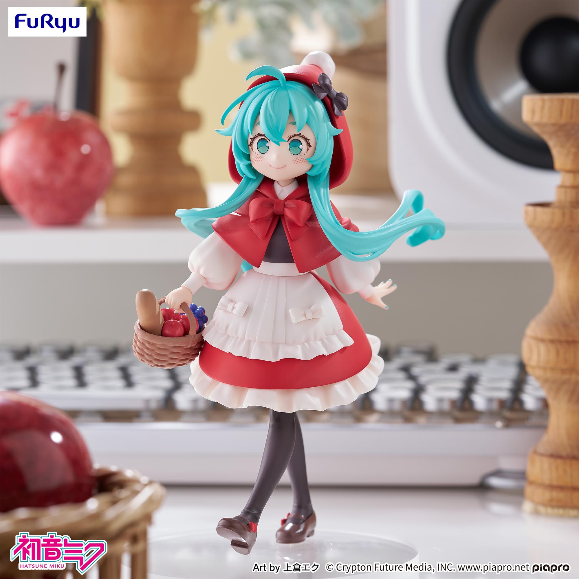 Hatsune Miku 6-Inch Little Red Riding Hood Desktop Statue