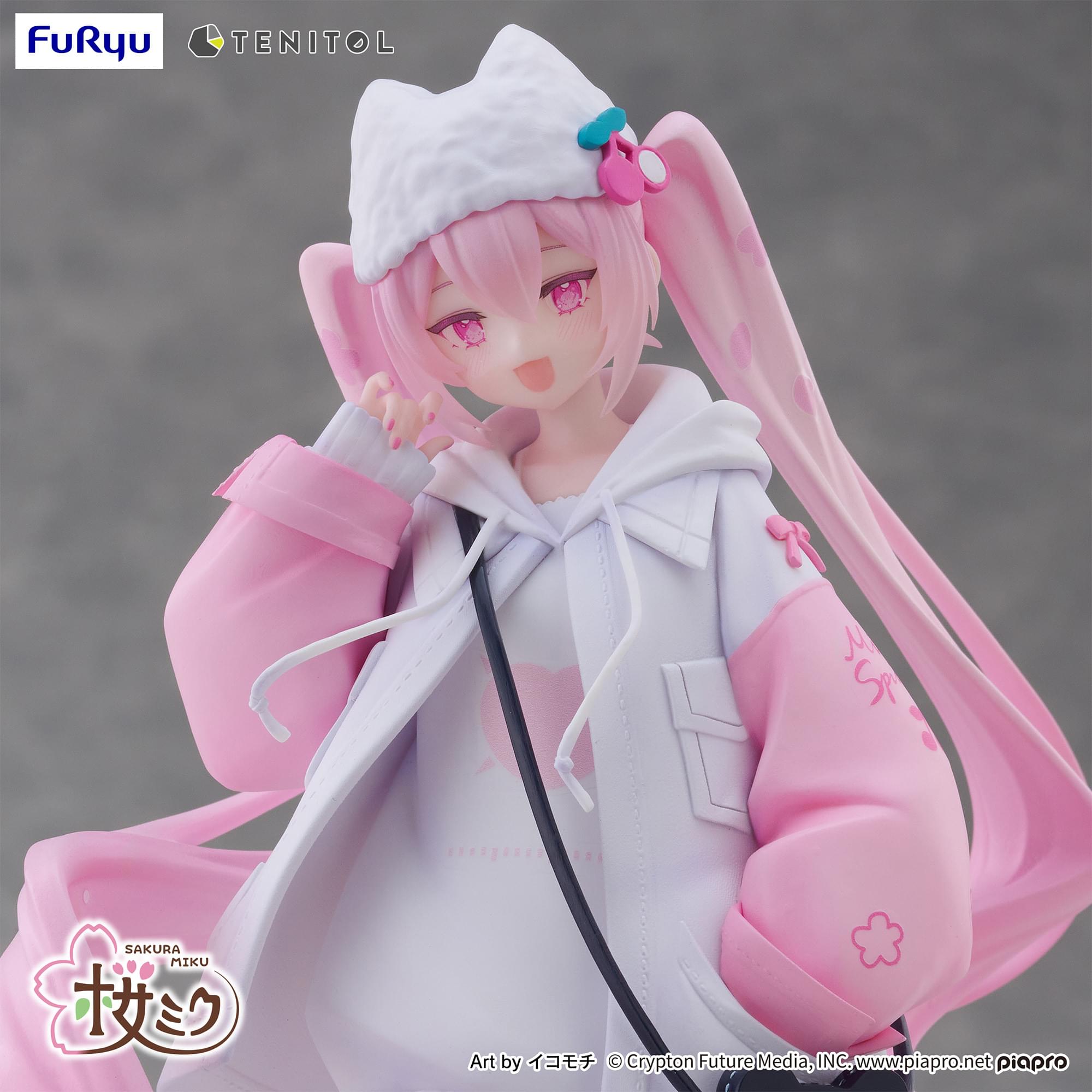 Hatsune Miku Tenitol Petit Sakura Miku (Cool Style) 7.5-Inch FuRyu Figure