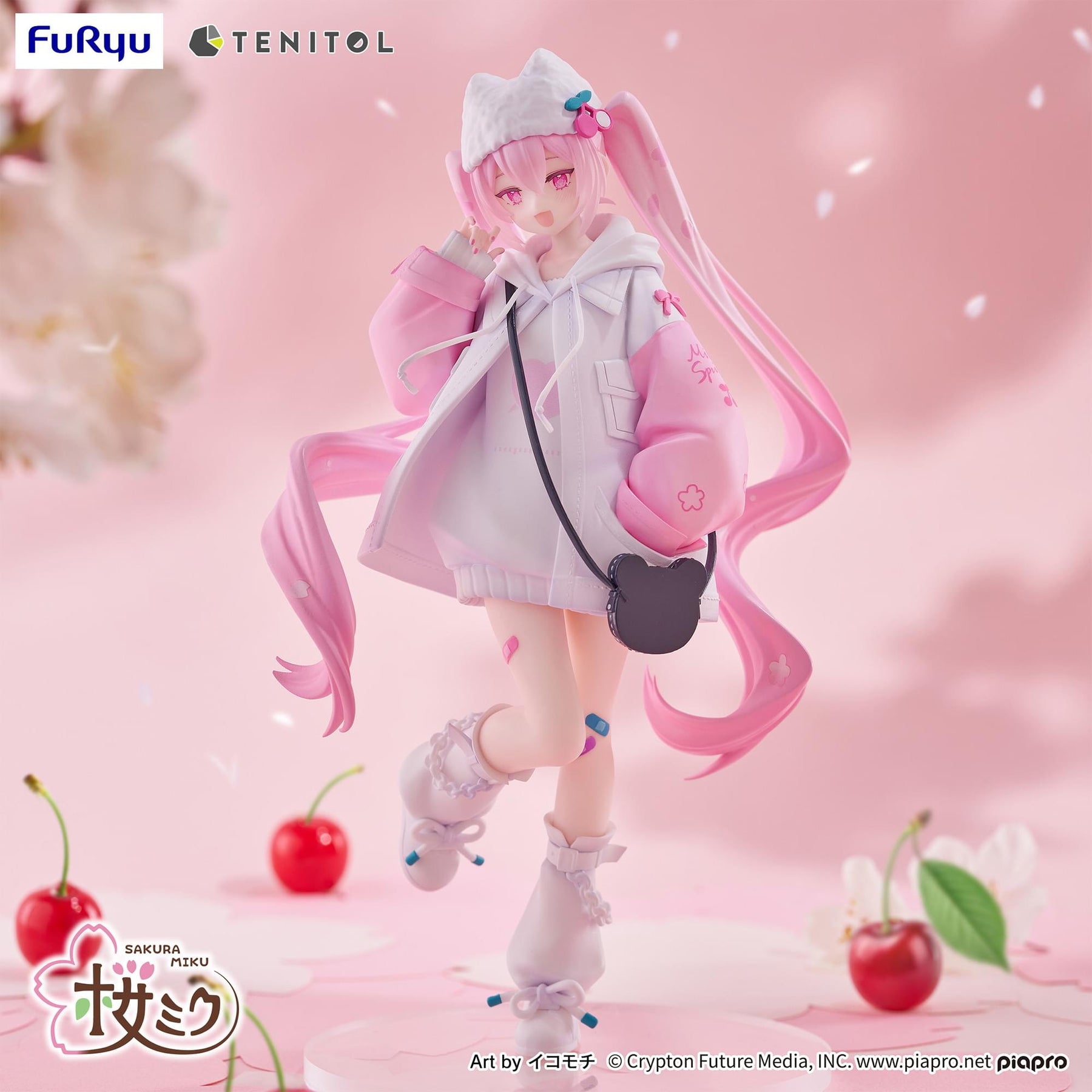Hatsune Miku Tenitol Petit Sakura Miku (Cool Style) 7.5-Inch FuRyu Figure