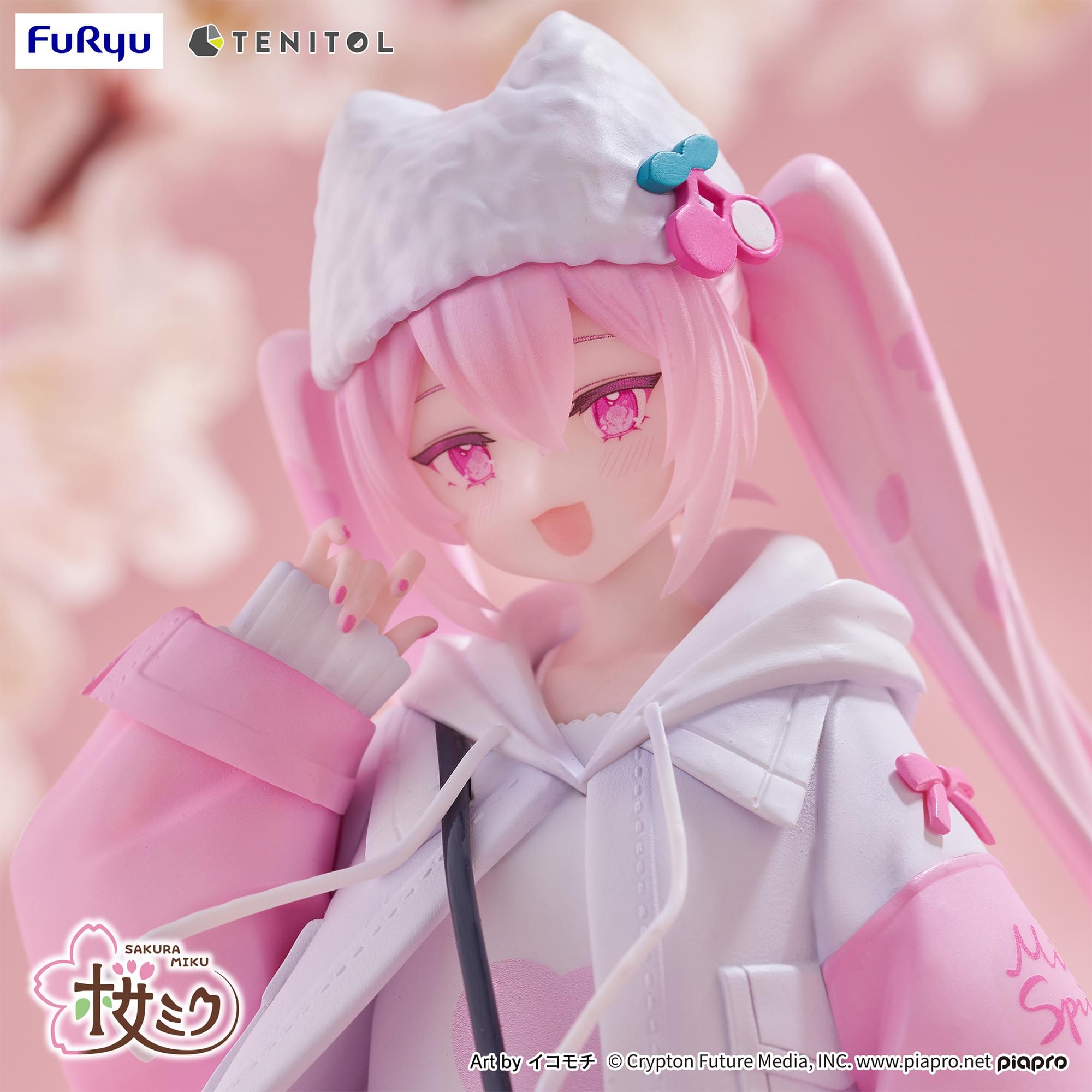 Hatsune Miku Tenitol Petit Sakura Miku (Cool Style) 7.5-Inch FuRyu Figure