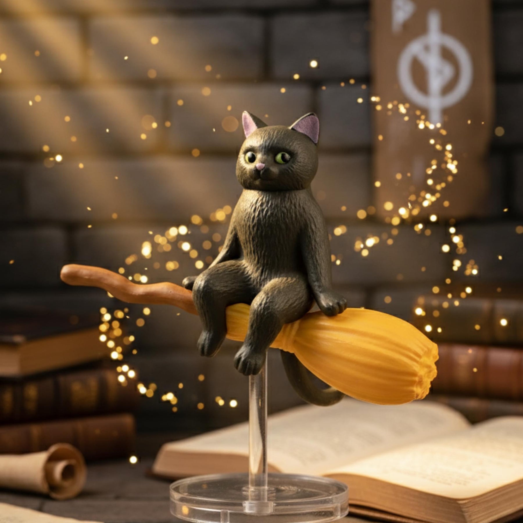 Flying Broom Animal Blind Box Mini Figure | One Random