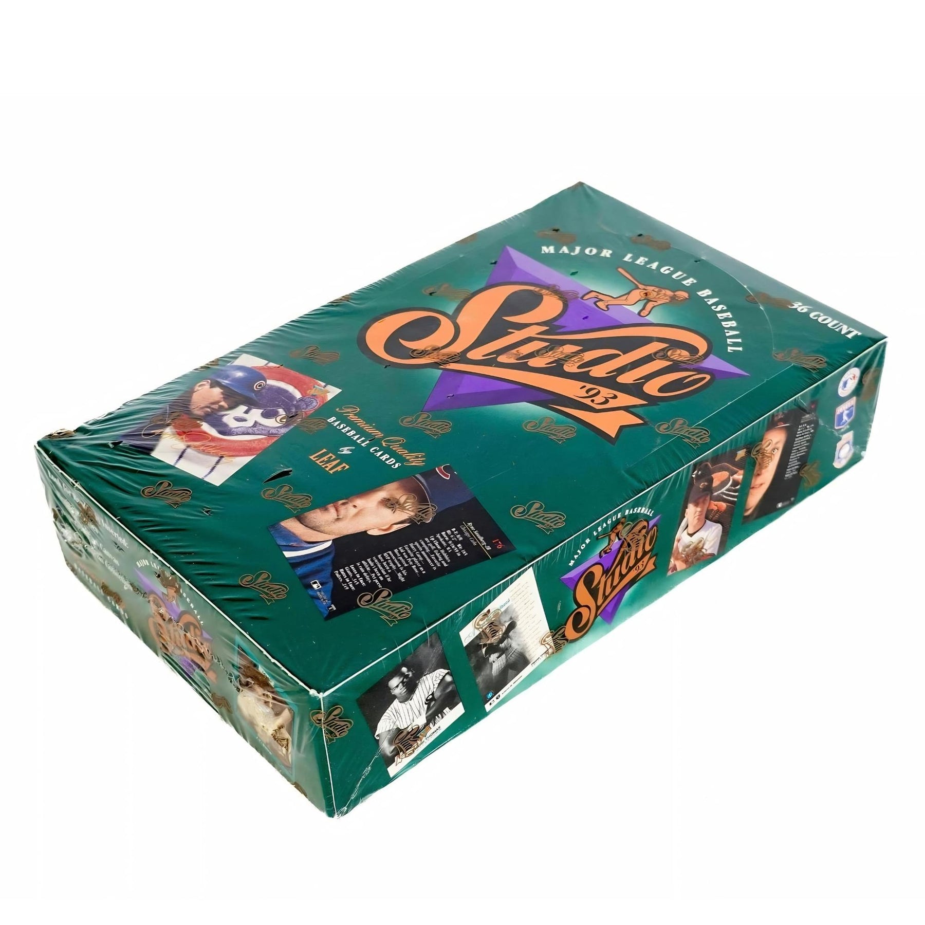 MLB 1993 Leaf Studio Baseball Cards Factory-Sealed Box | 36 Packs