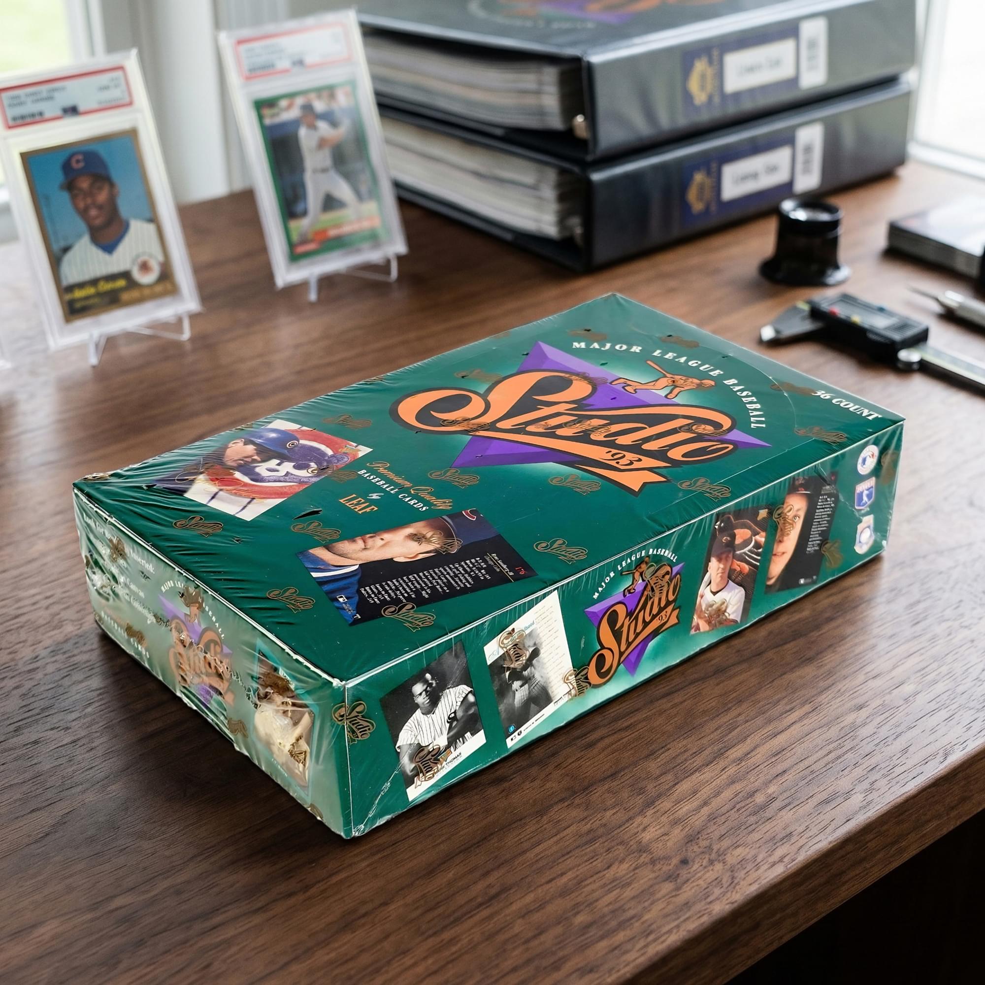 MLB 1993 Leaf Studio Baseball Cards Factory-Sealed Box | 36 Packs