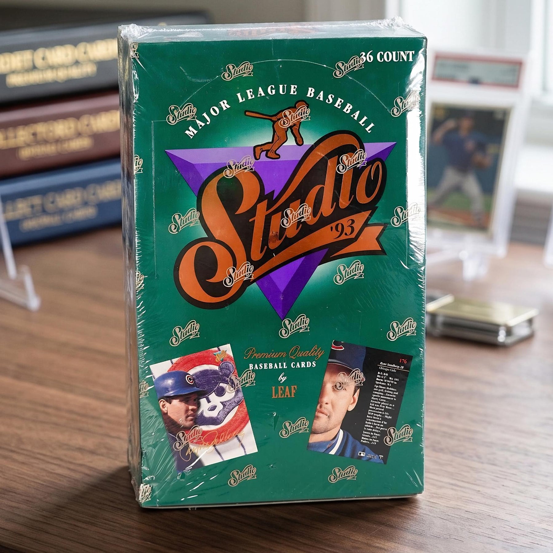 MLB 1993 Leaf Studio Baseball Cards Factory-Sealed Box | 36 Packs