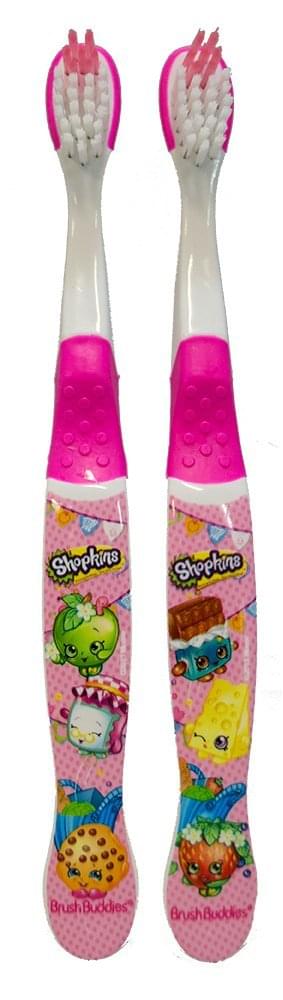 Shopkins 2 Pack Manual Toothbrushes