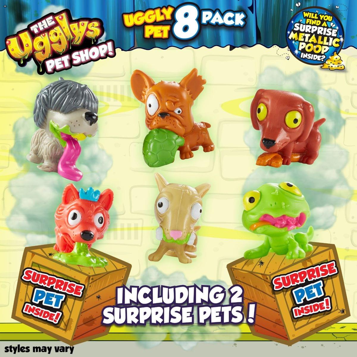 Ugglys Pet Shop Series 1 Mini Figures: 8-Pack