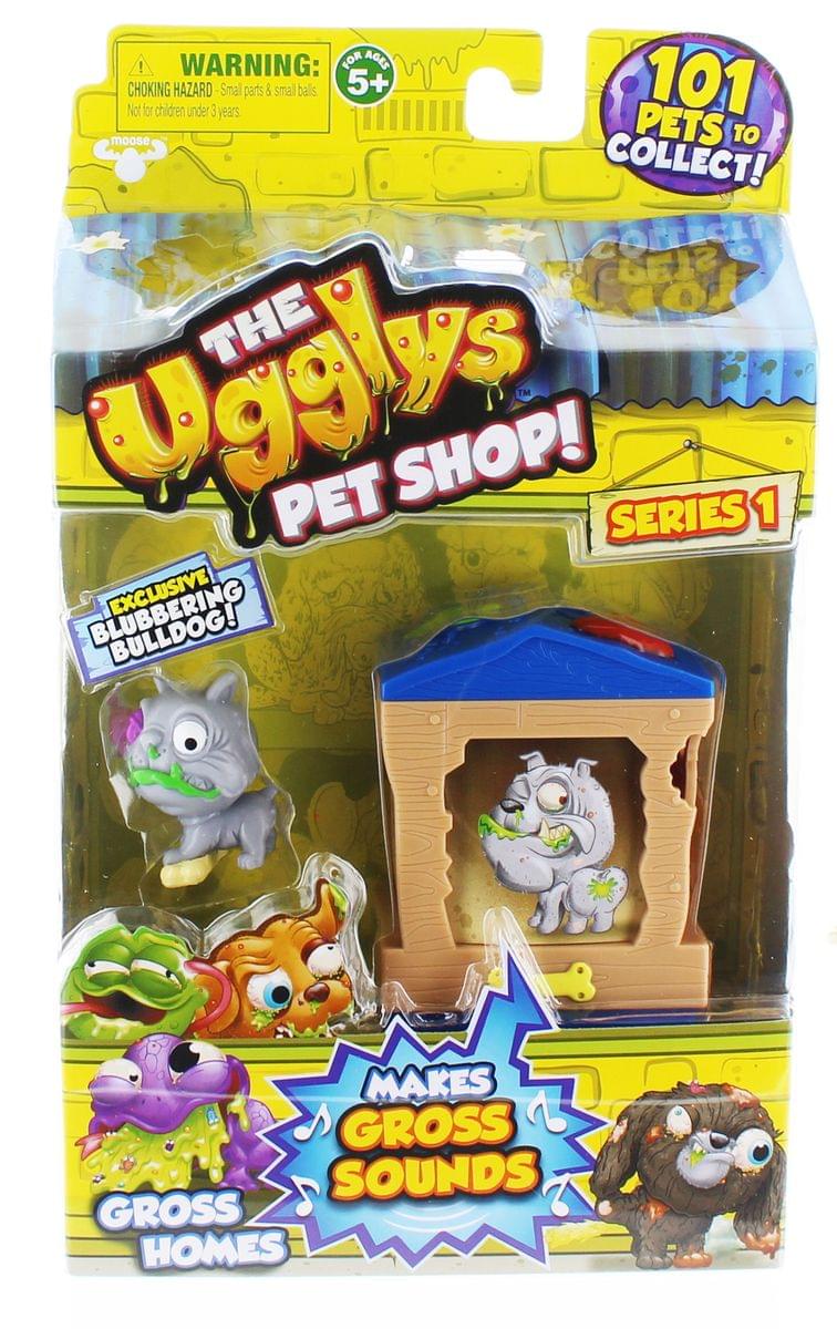 Uggly's Pet Shop Gross Homes Mutt Hut with Blubbering Bulldog