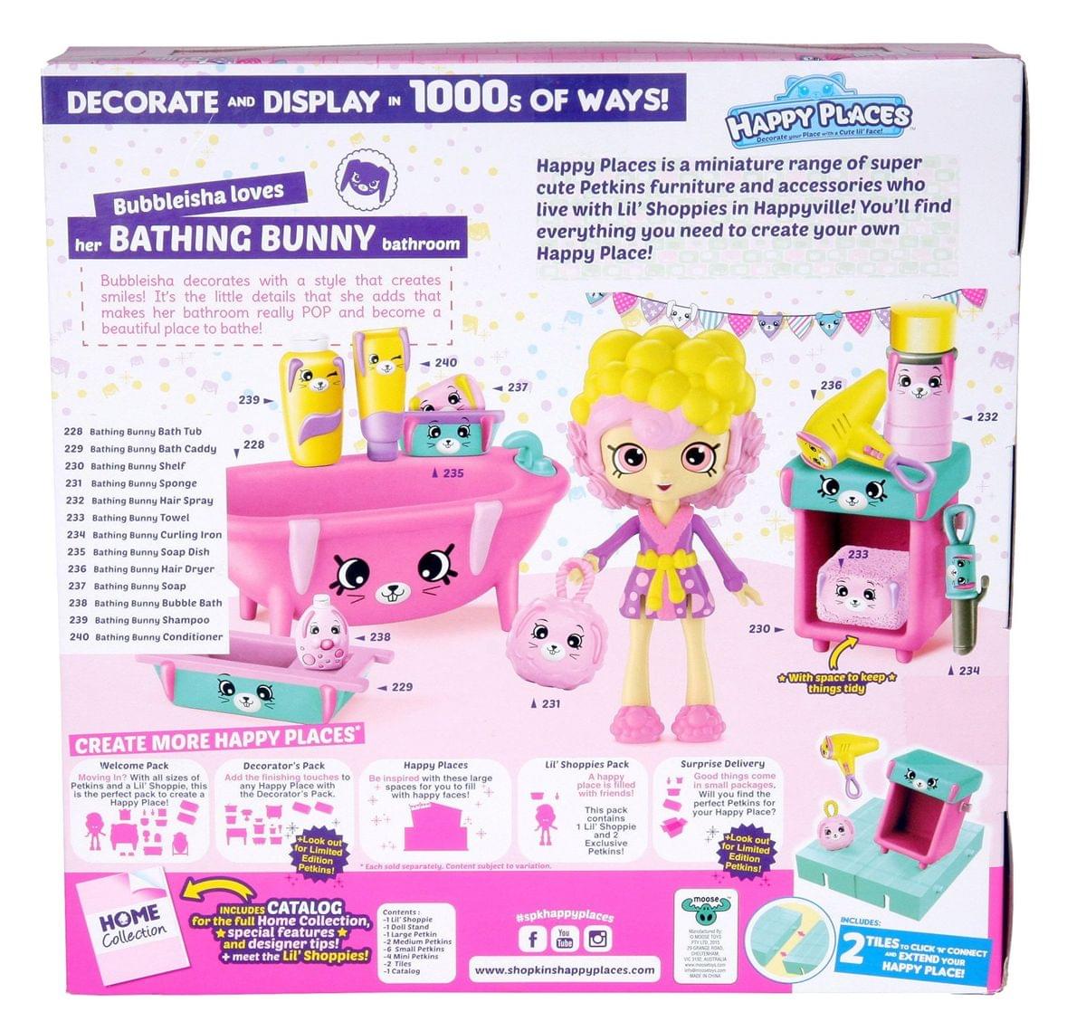 Shopkins Happy Place Welcome Pack - Bathing Bunny Welcome Pack
